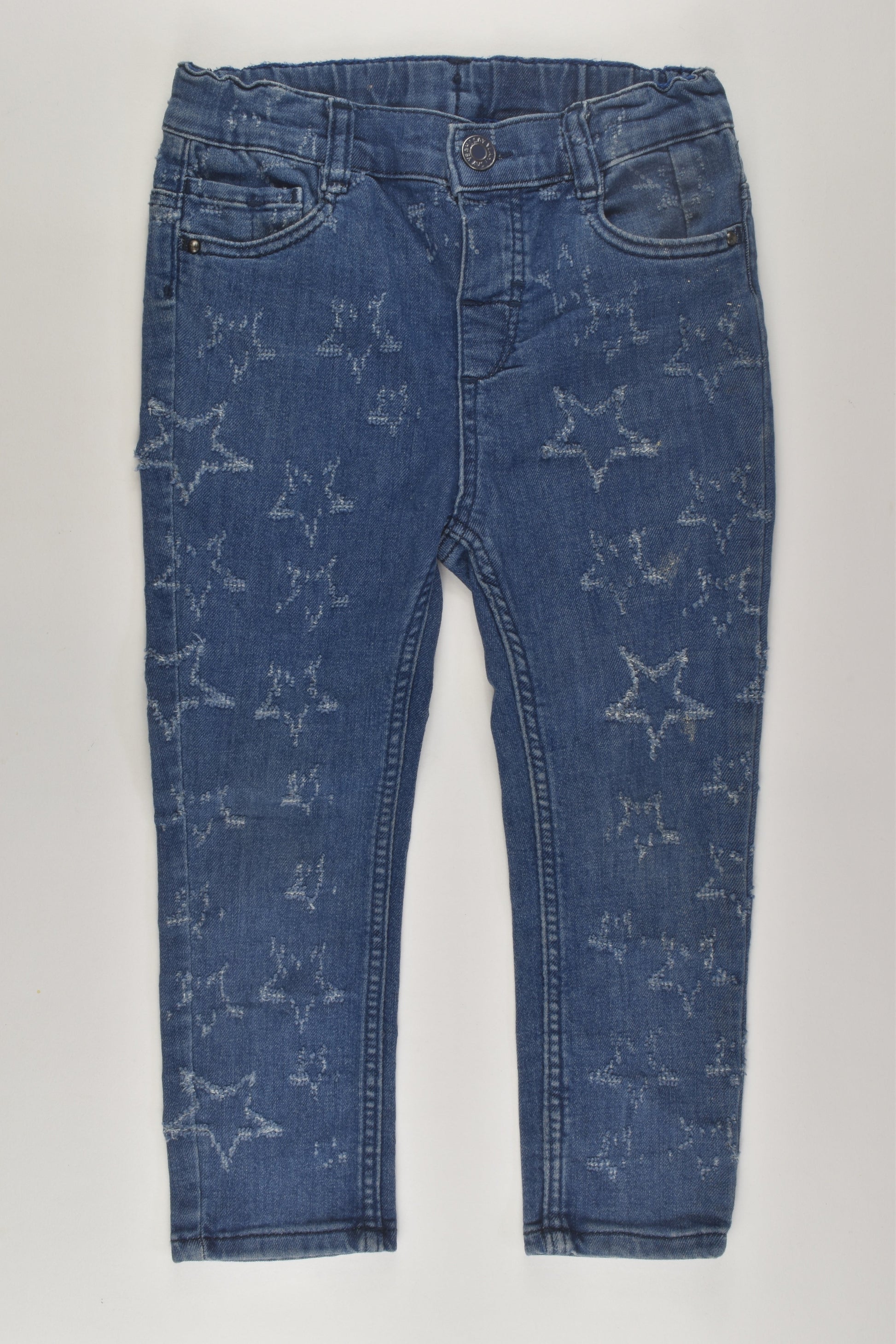 H&M Size 2 Stretchy Star Denim Pants