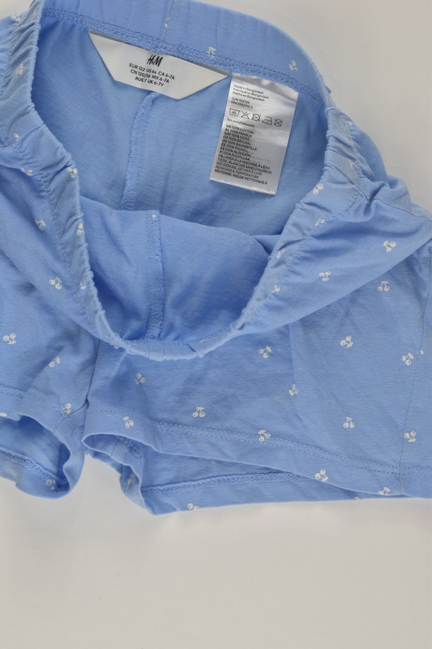 H&M Size 7 Cherry Shorts