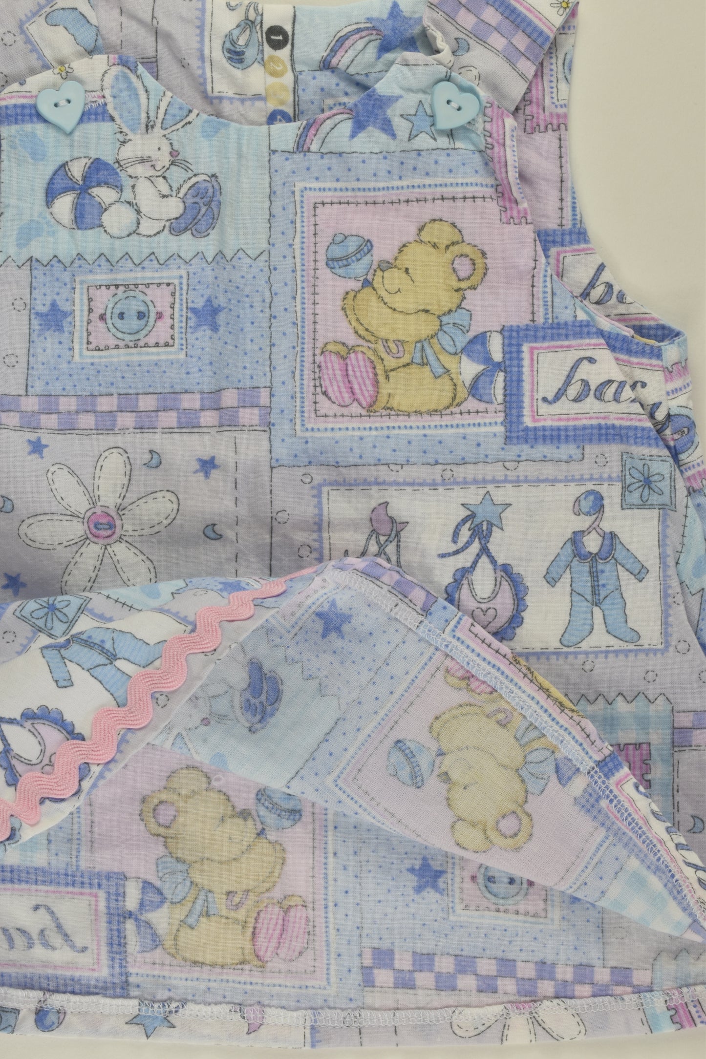 Handmade Size 00 Vintage Fabric Dress
