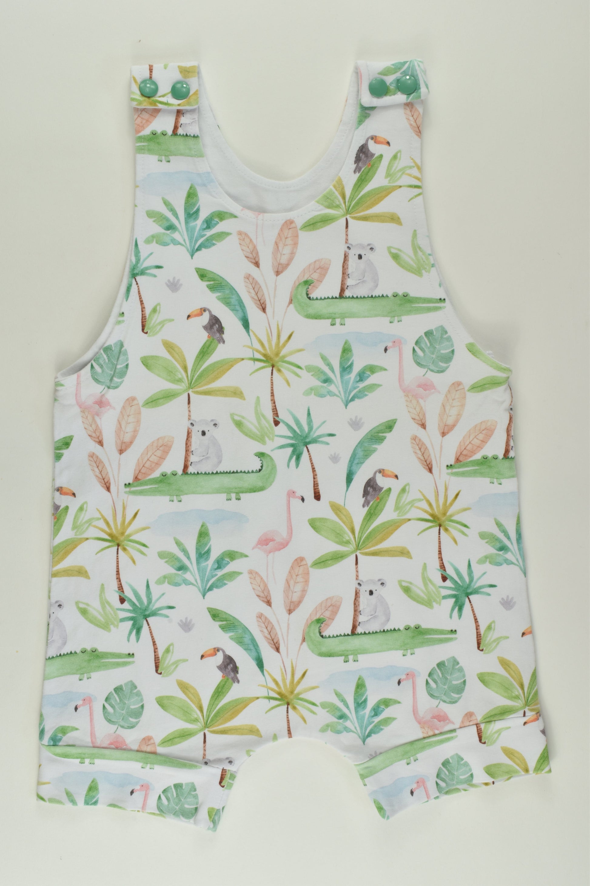 Handmade Size 1 Short Overalls