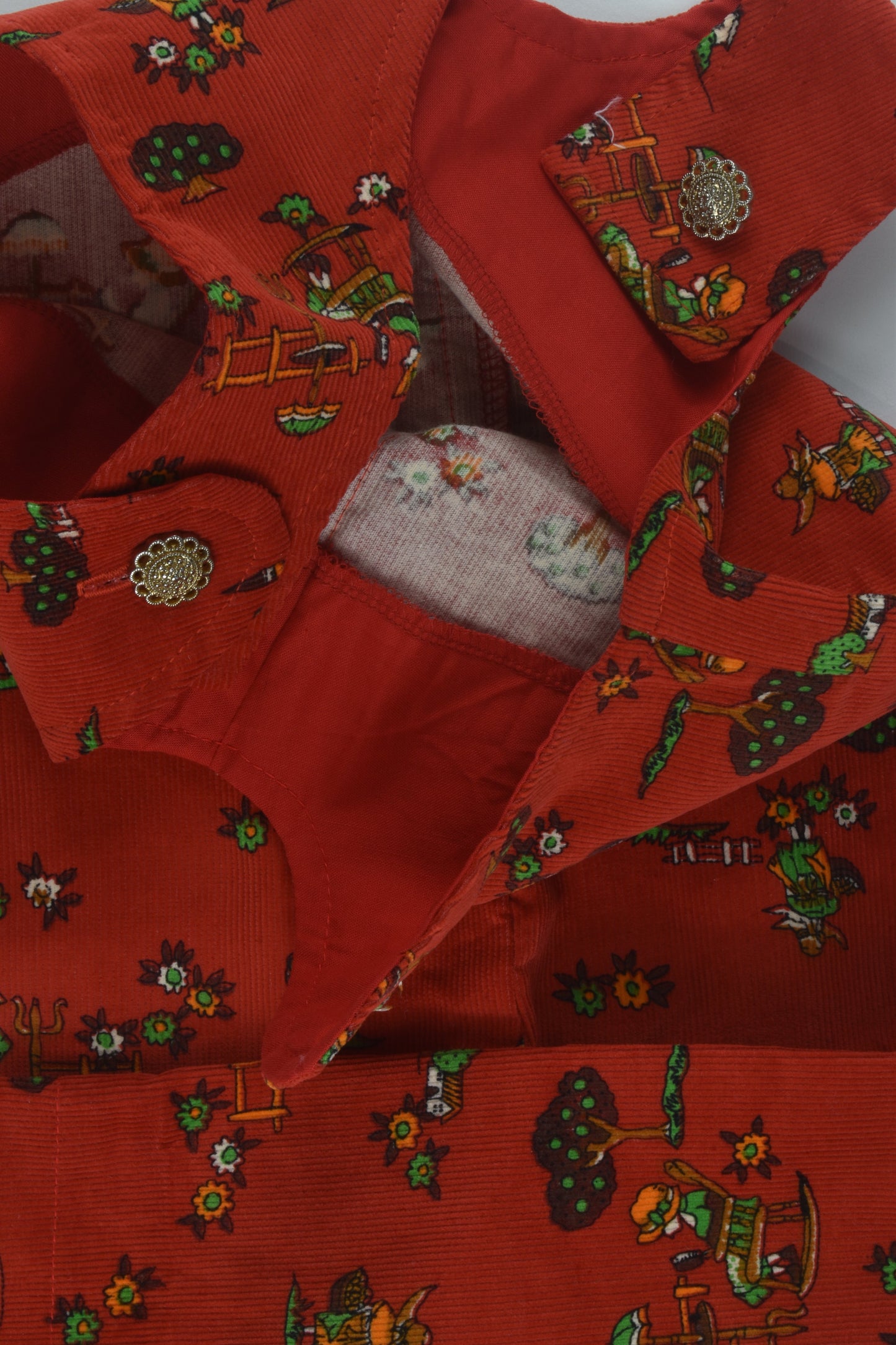 Handmade Size 2-3 Cord Overalls