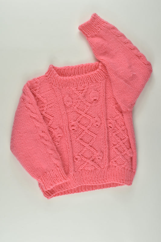 Handmade Size 2 Knit Jumper