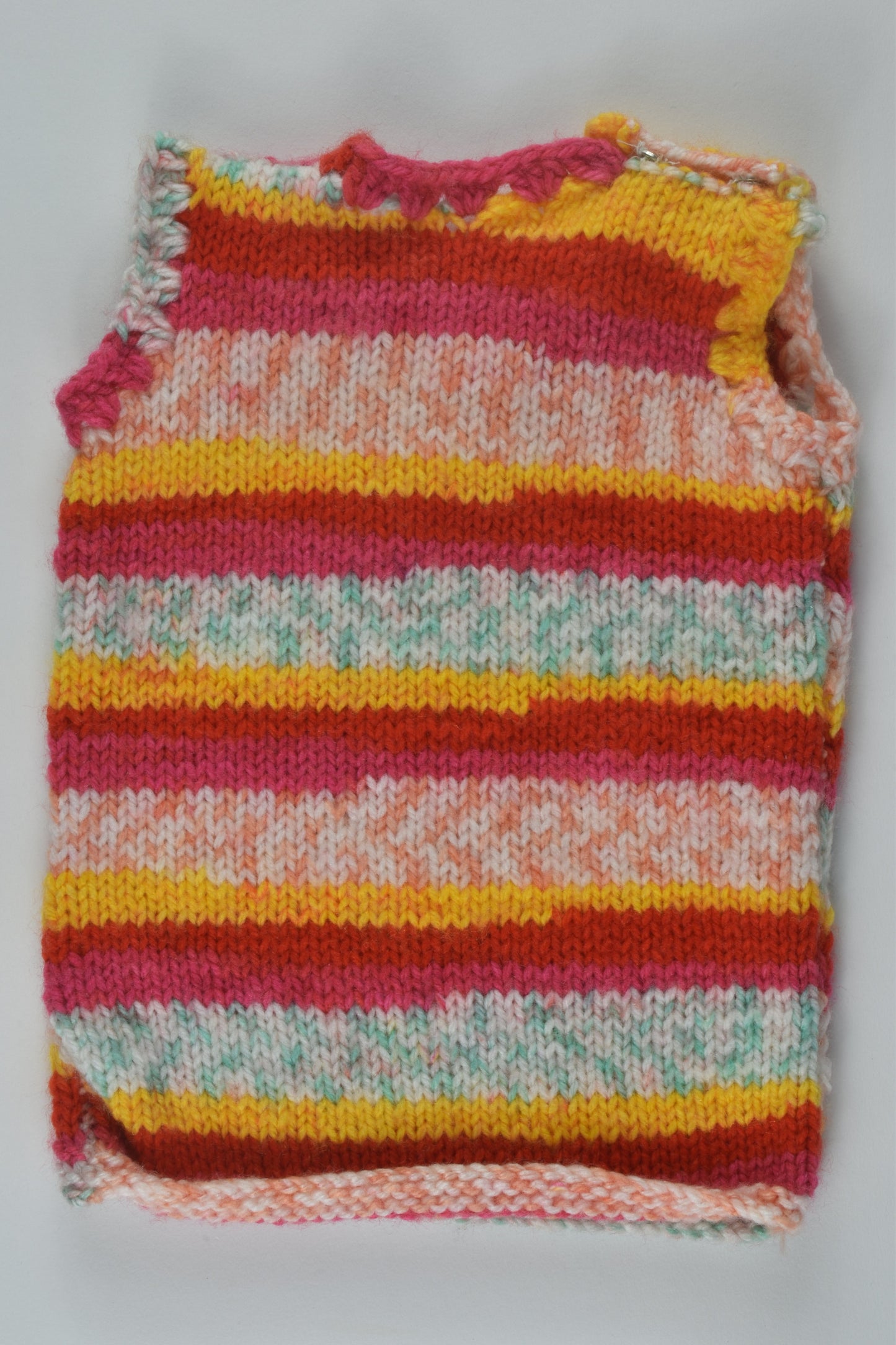 Handmade Size approx 0 Knit Vest