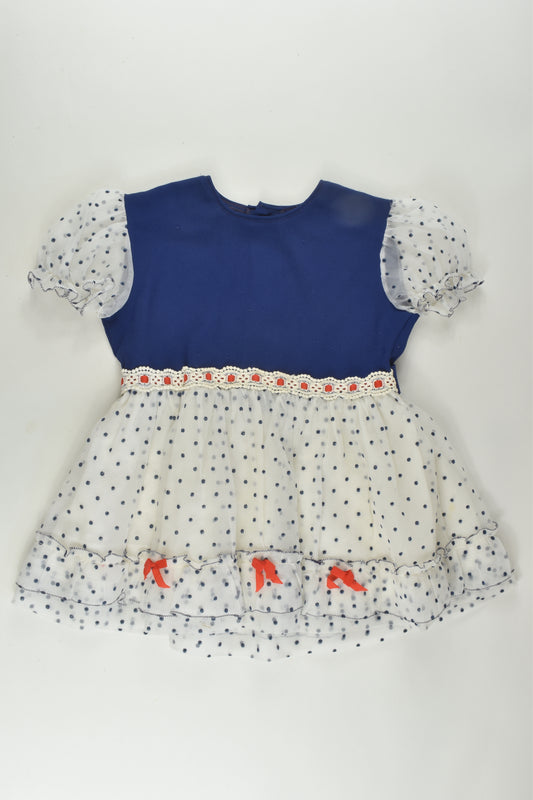 Handmade Size approx 2 Vintage Dress