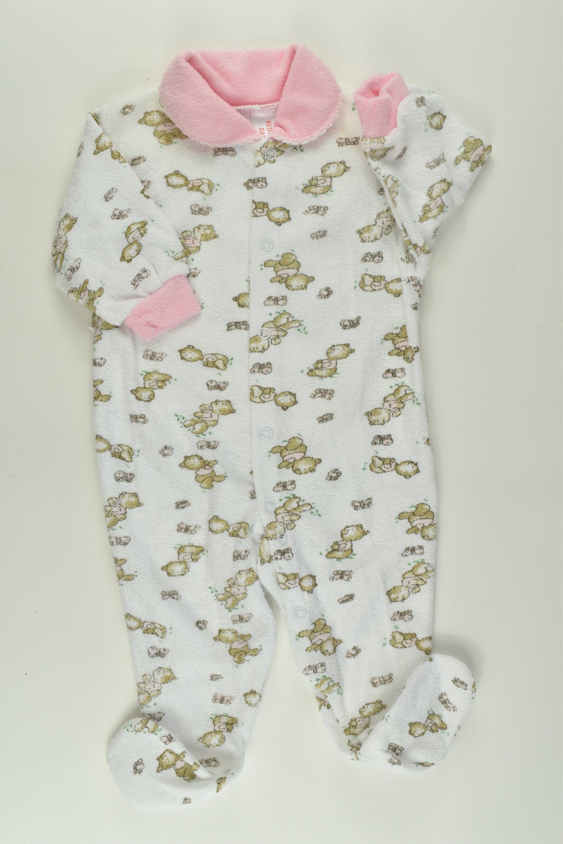 Happy Tots Size 0 Vintage Terry Romper