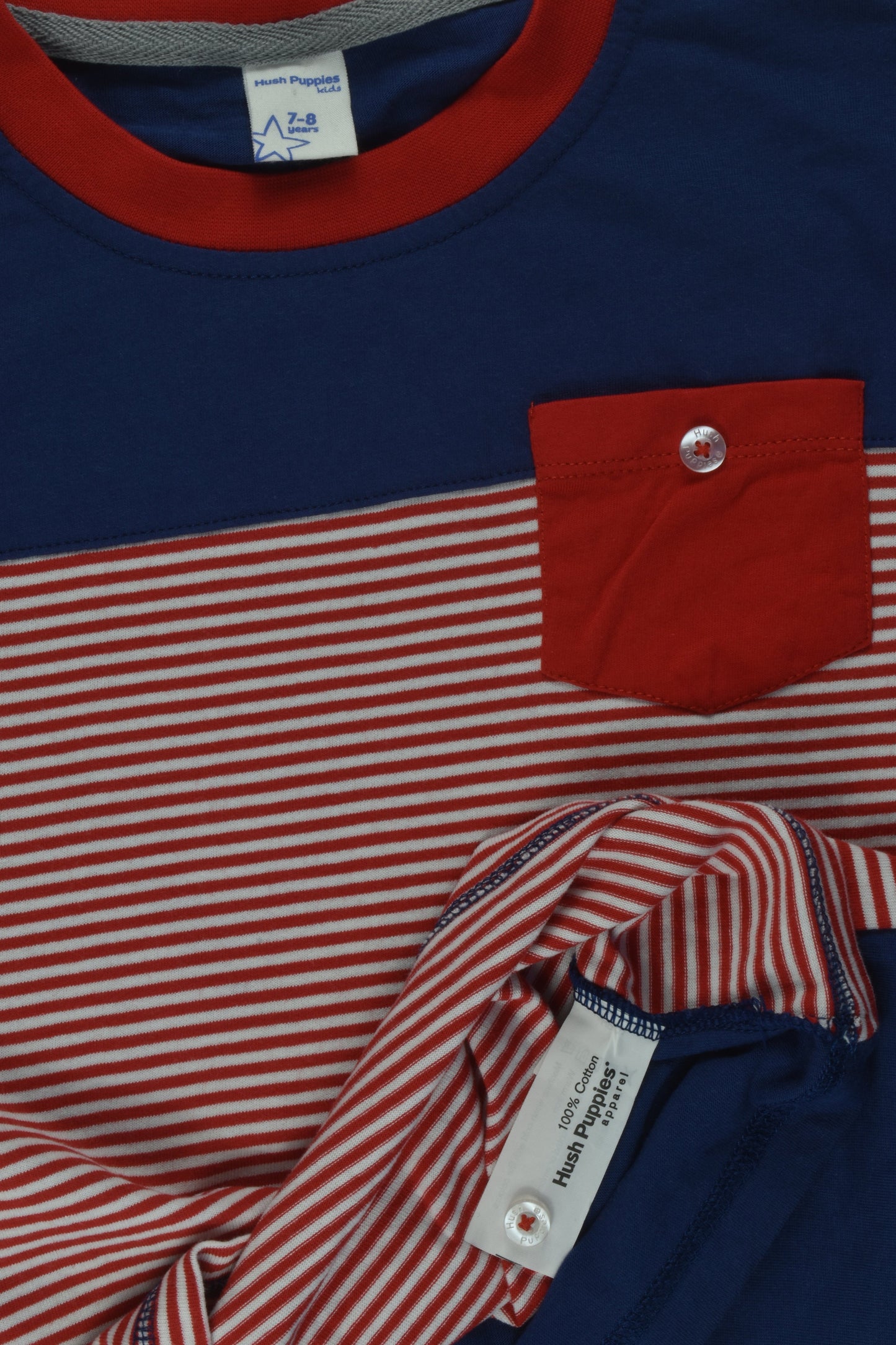 Hush Puppies Size 7-8 Pocket T-shirt
