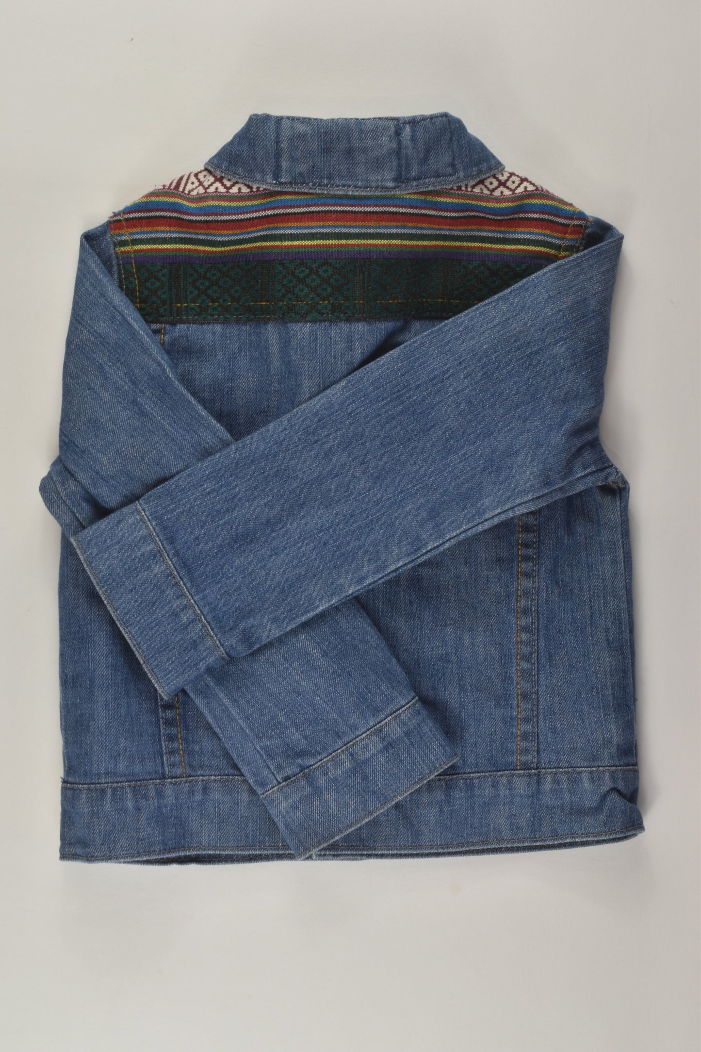 IKKS Size 3 Embroidery Denim Jacket