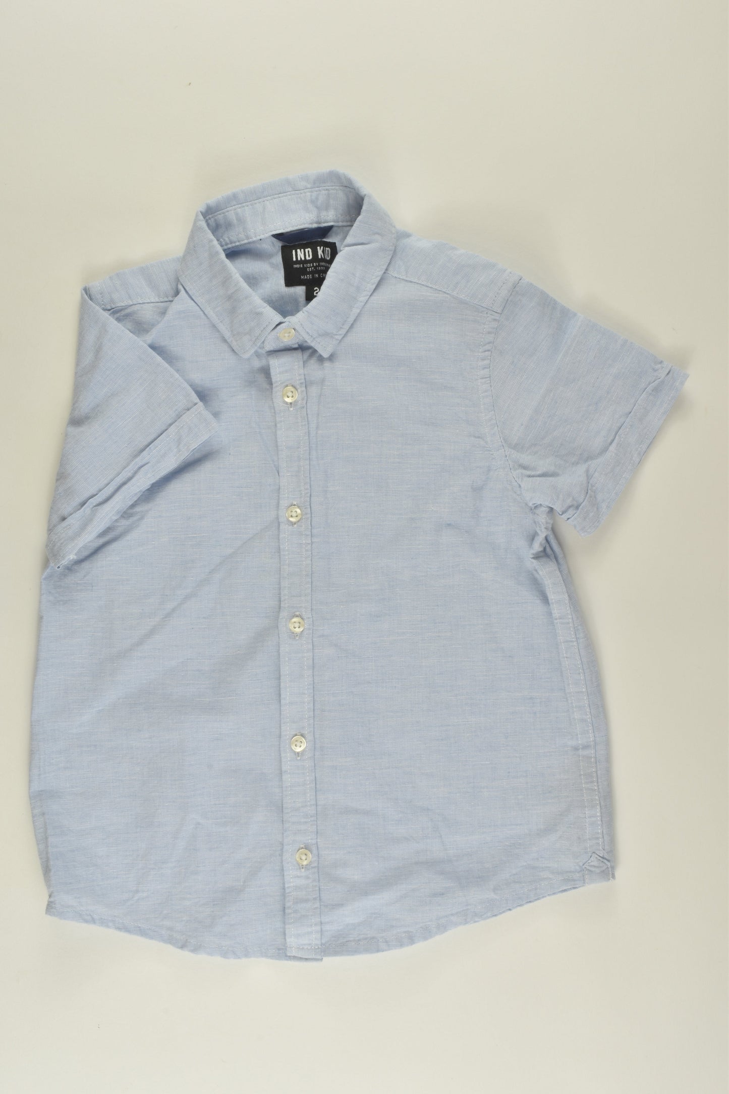 Indie Kids by Industrie Size 2 Linen Blend Shirt