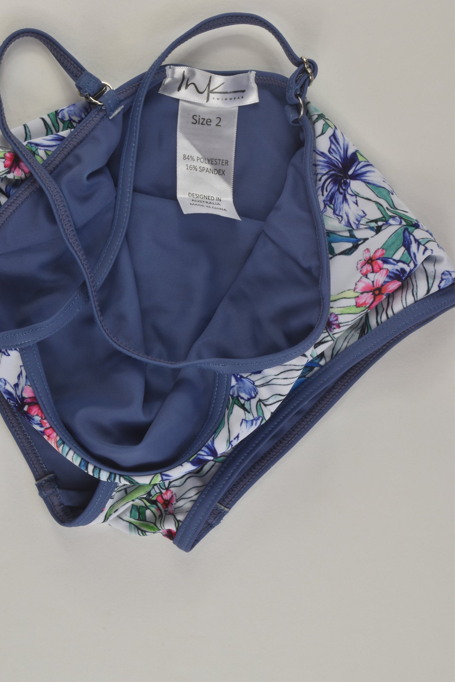 Ink Swimwear Size 2 Lined Bathers