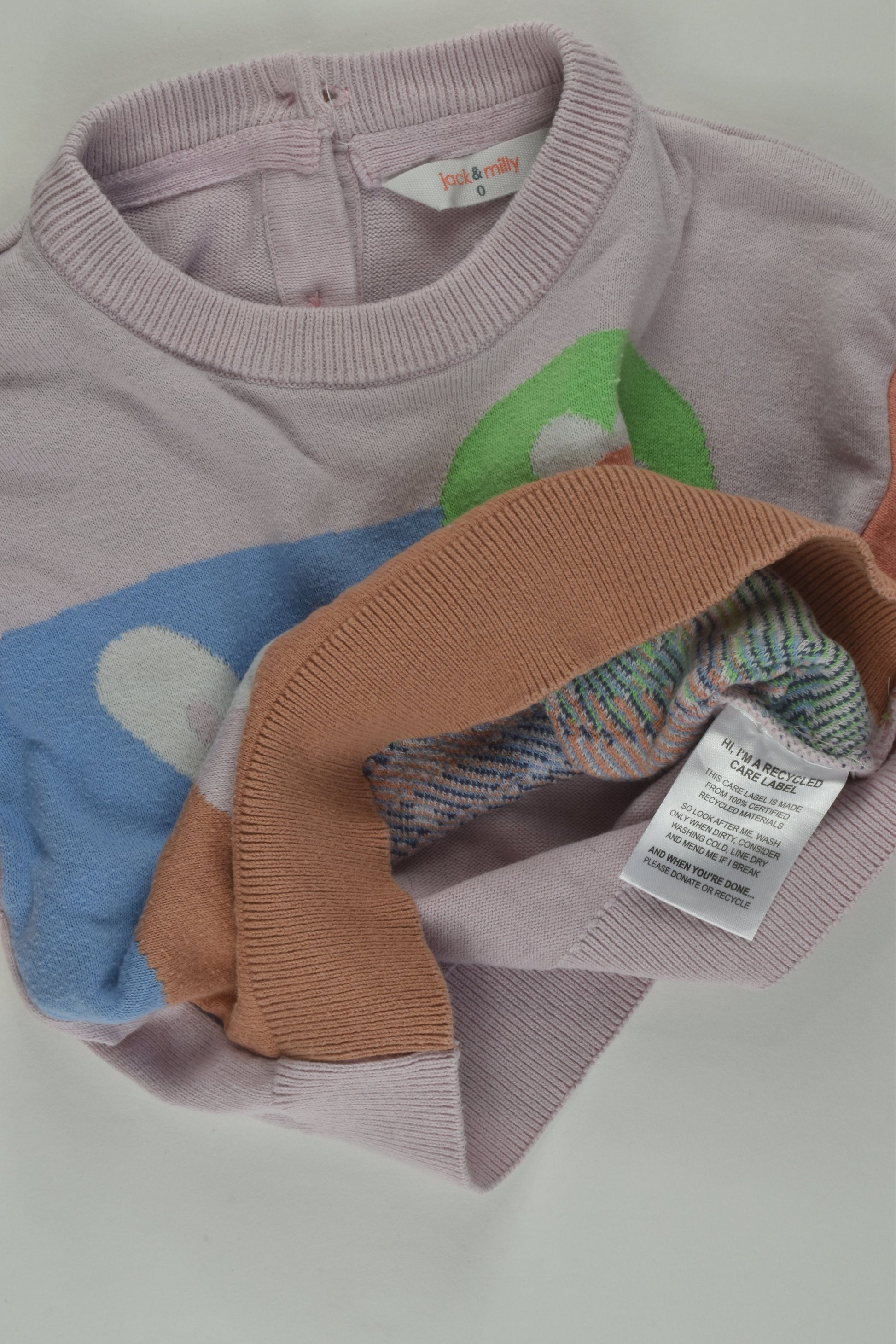 Jack & Milly Size 0 Bunny Knit Jumper