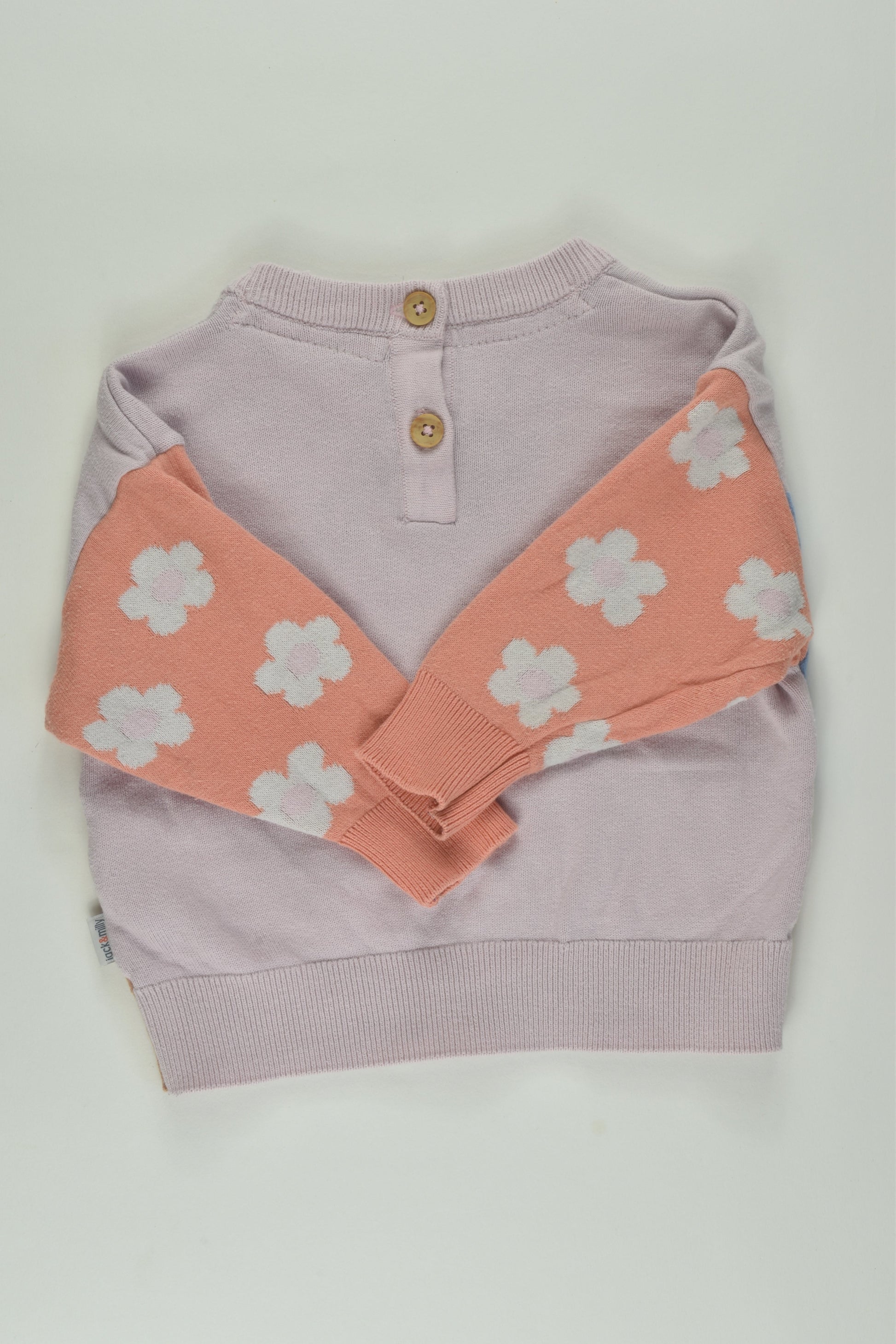 Jack & Milly Size 0 Bunny Knit Jumper