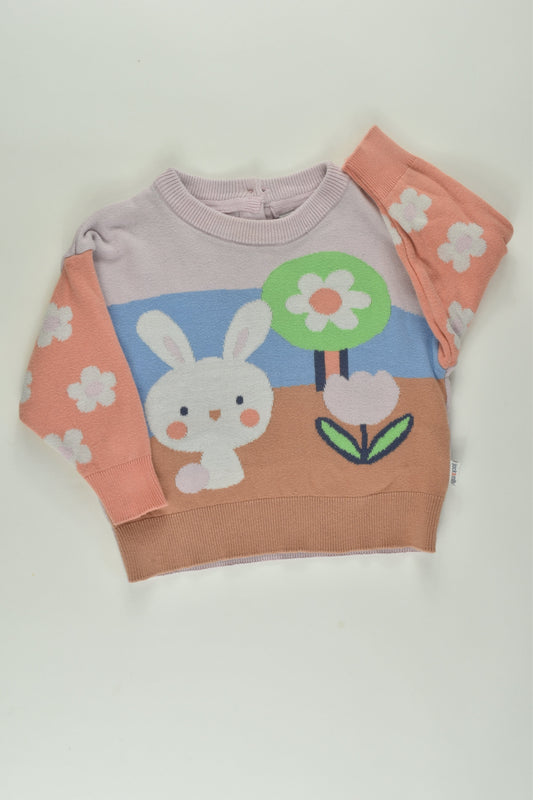 Jack & Milly Size 0 Bunny Knit Jumper