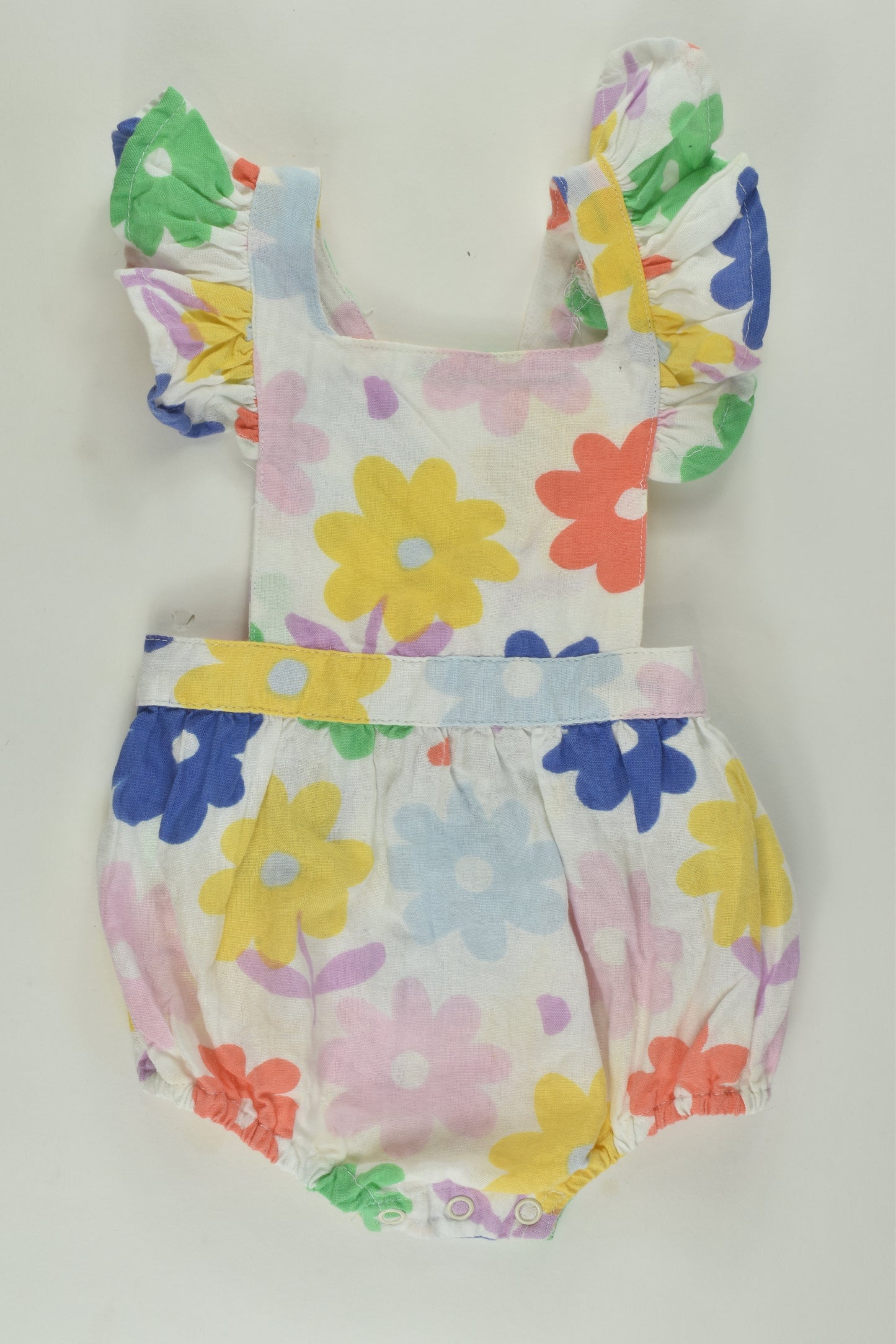 Jack & Milly Size 00 Linen Blend Bubble Romper
