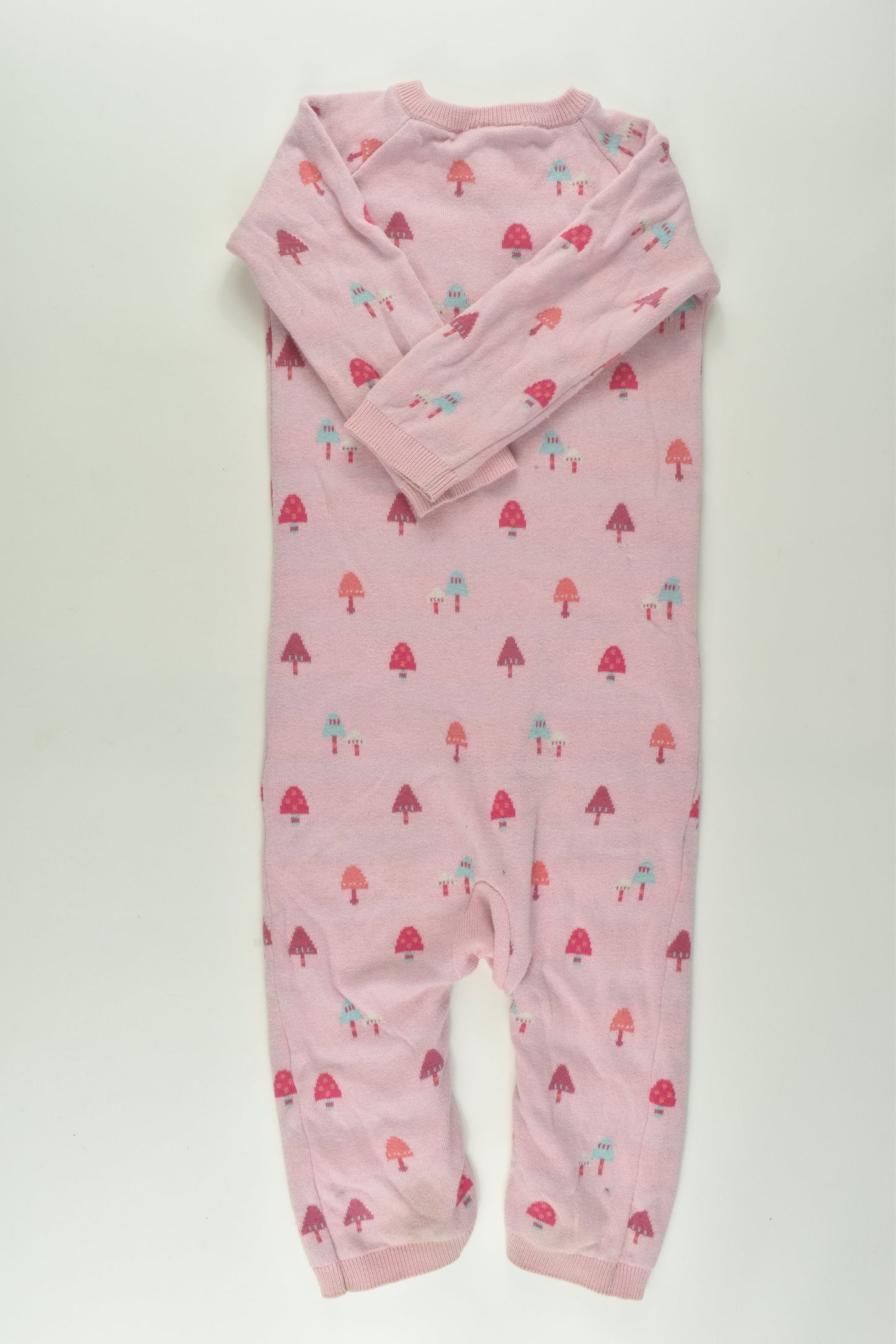 Jack & Milly Size 1 Knit Mushroom Romper