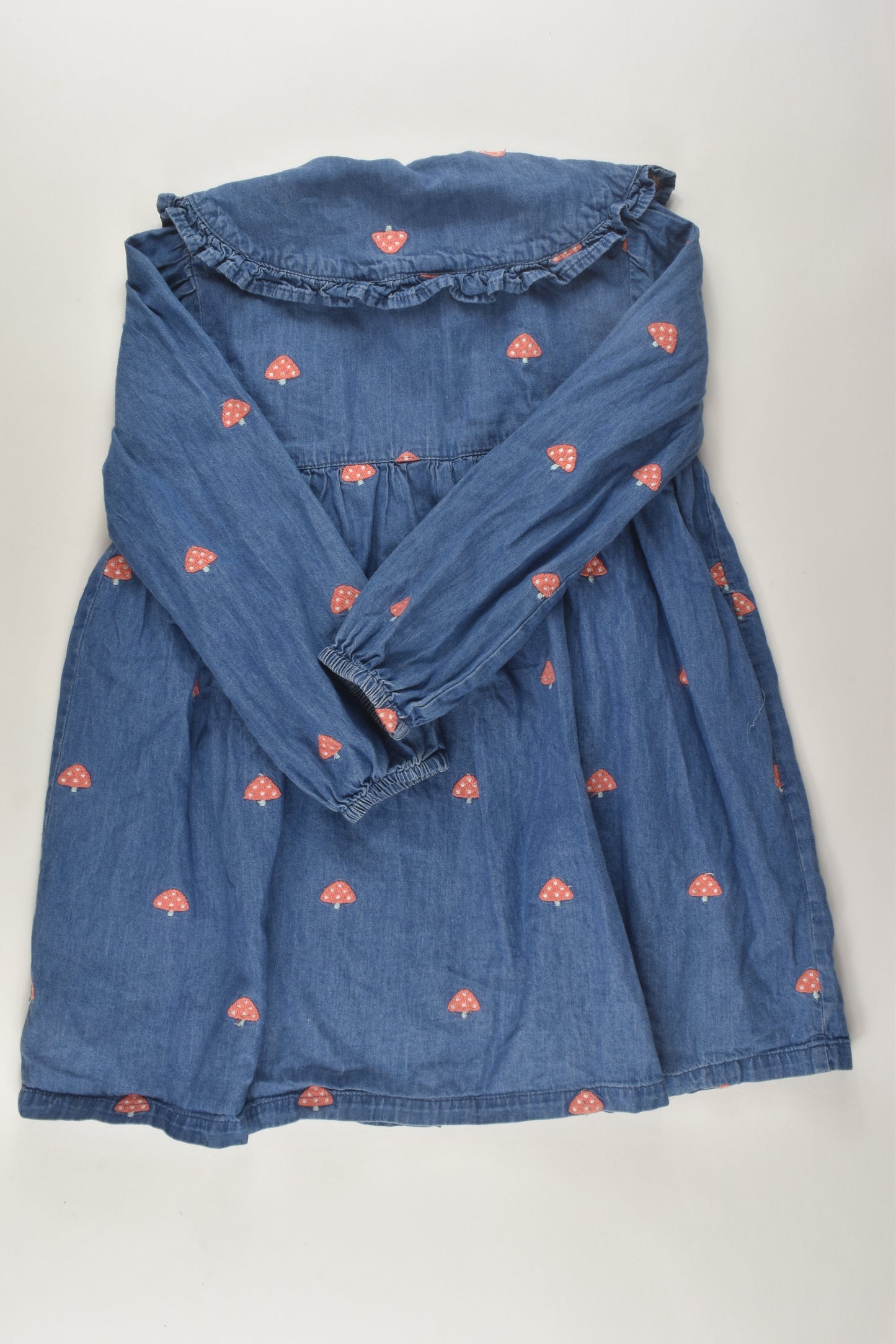Jack & Milly Size 4 Mushroom Denim Dress
