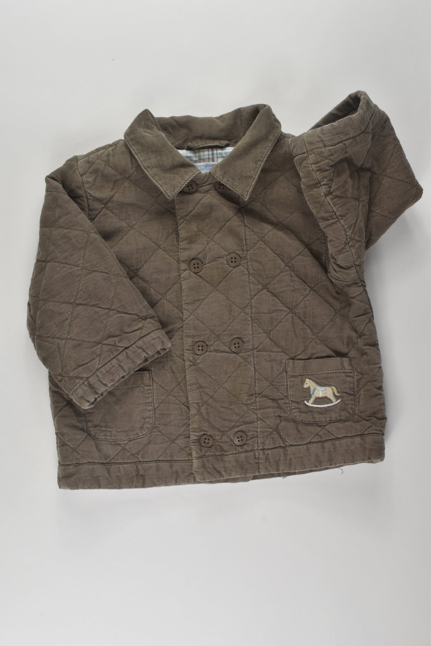 Janie and Jack Size 0 Lined Cord Jacket