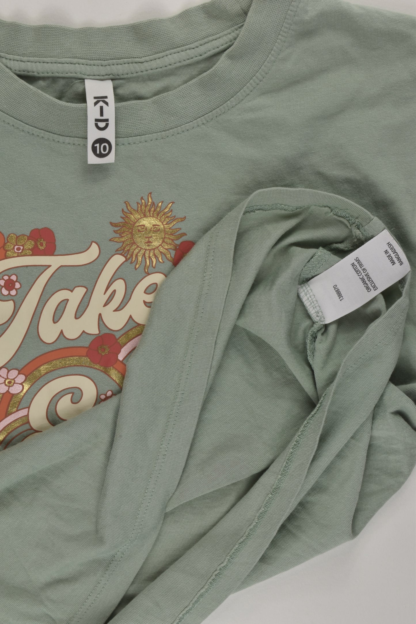 K-D Size 10 'Take It Easy' T-shirt