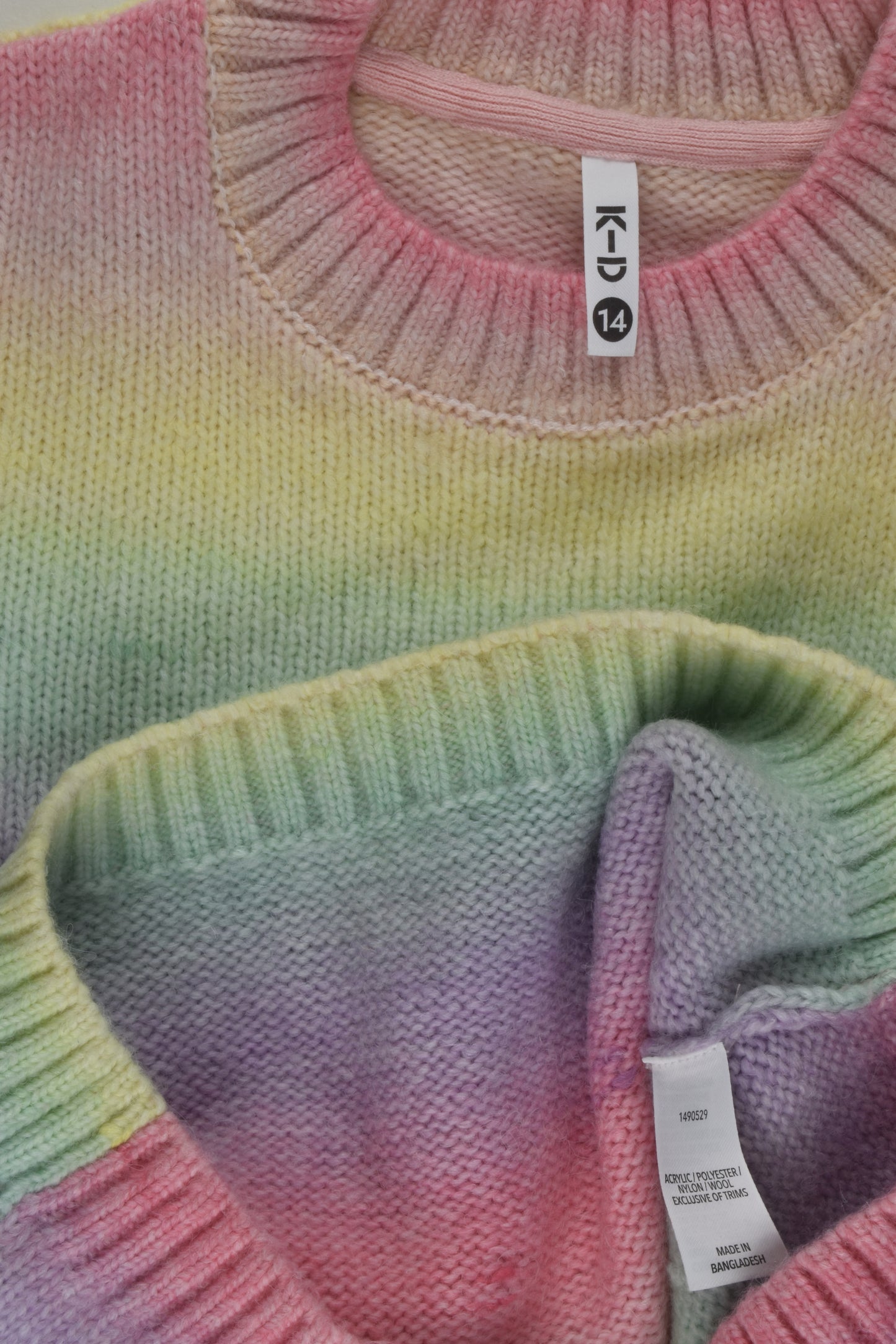 K-D Size 14 Wool Blend Knit Jumper