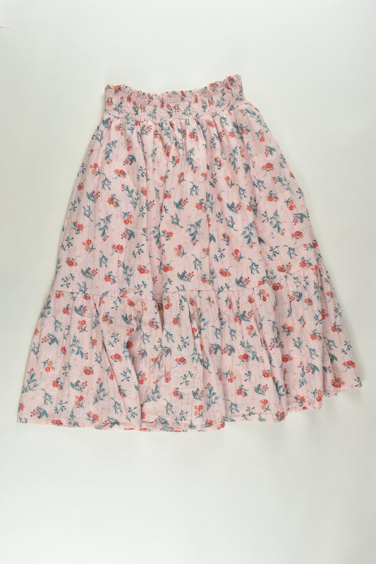 K-D Size 7 Long Floral Skirt