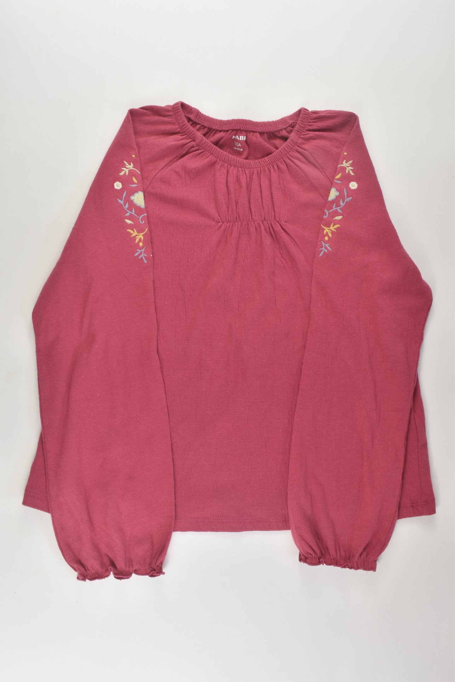 Kiabi Size 10 Embroidery Top