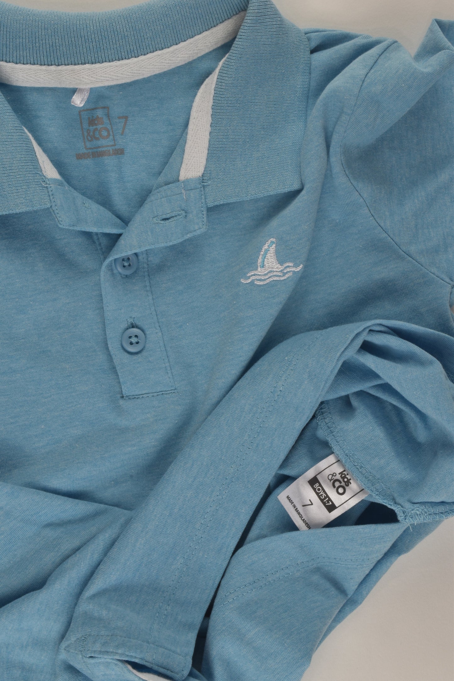 Kids & Co Size 7 Collared T-shirt