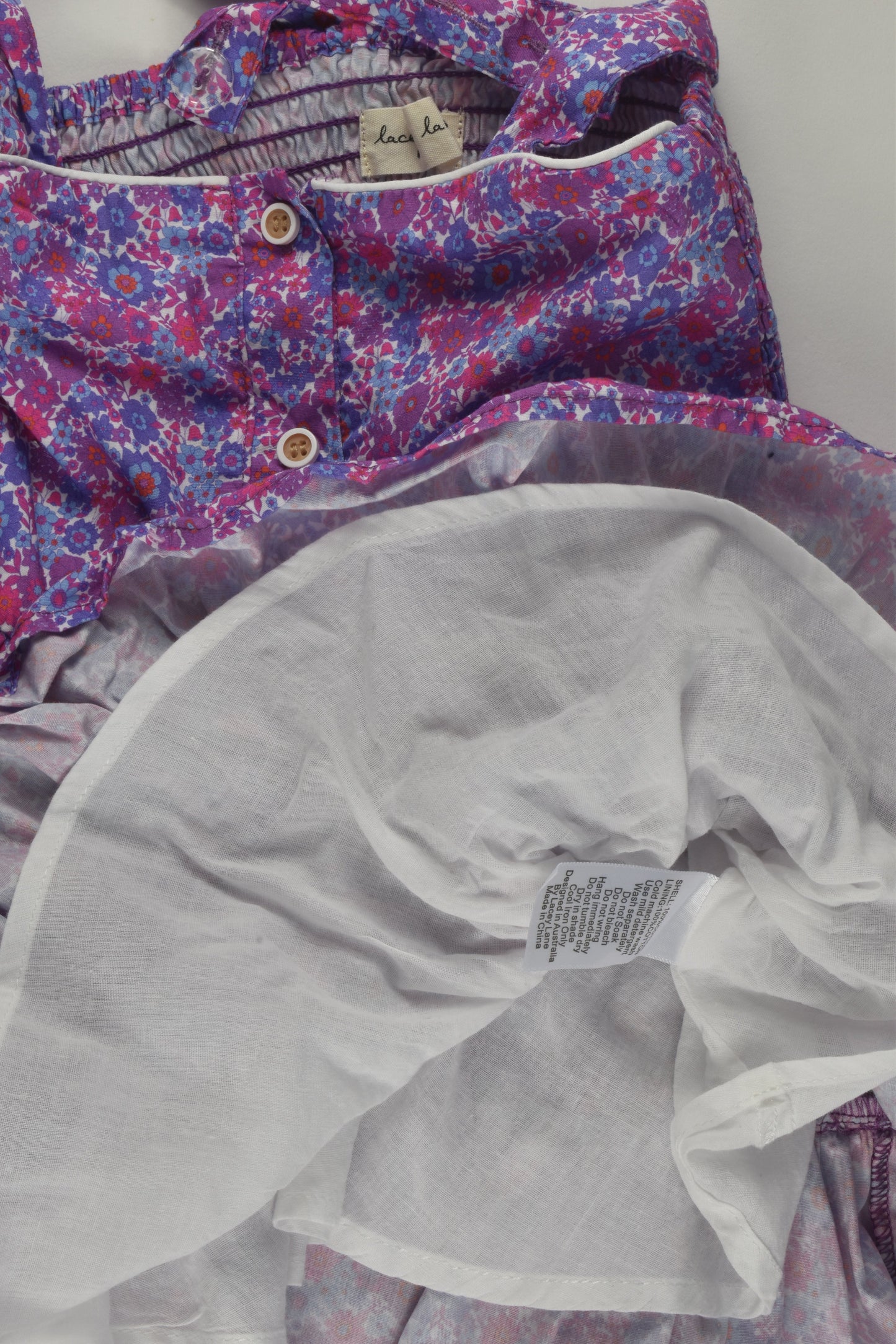 Lacey Lane Size 1 Lined Floral Dress