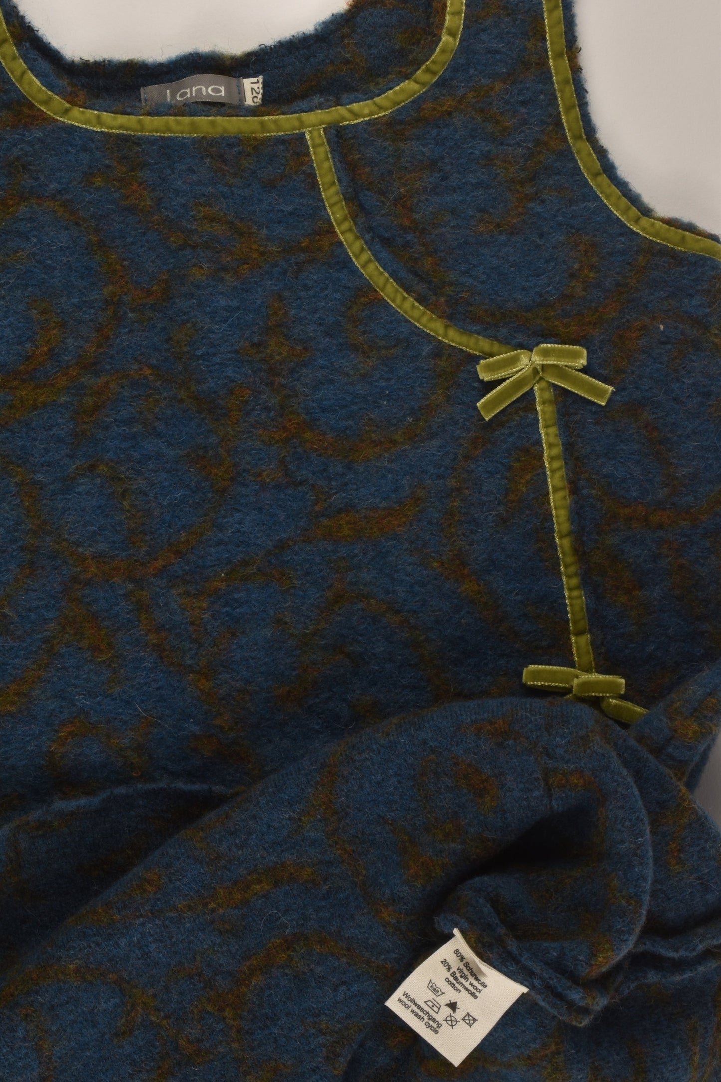 Lana Size 8 Virgin Wool Dress