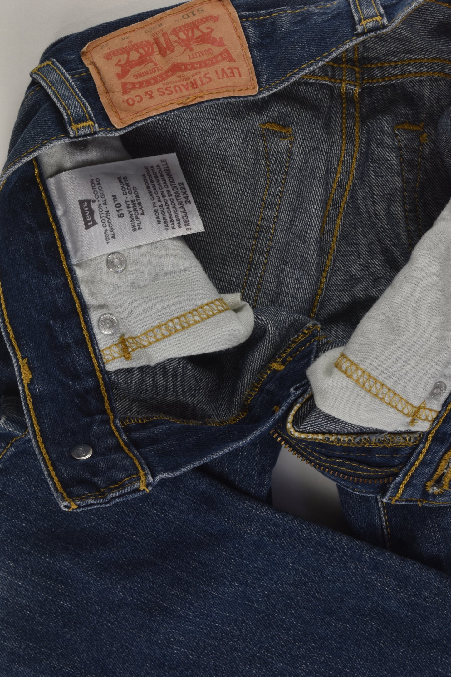 Levi's Size 8 Skinny Fit Denim Pants