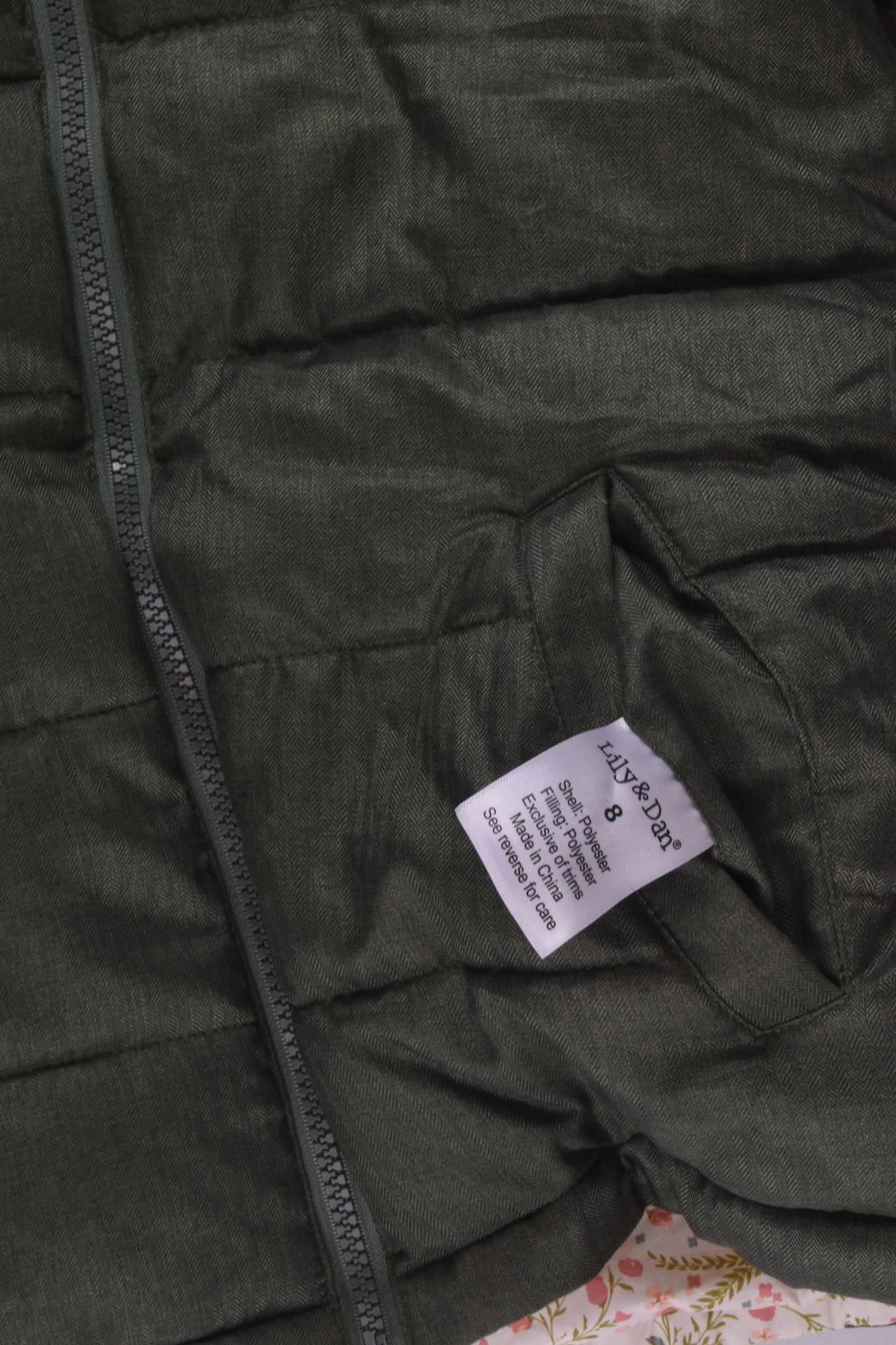 Lily & Dan Size 8 Reversible Puffer Jacket