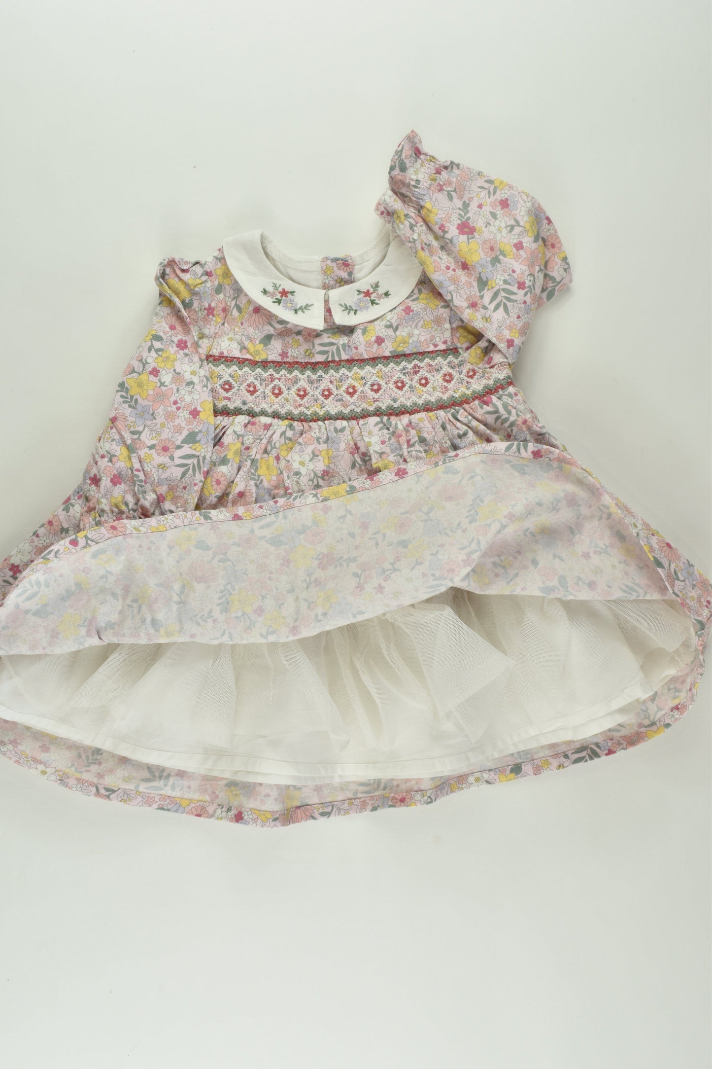 Little Nutmeg Size 00 Libery Print Smocked Dress