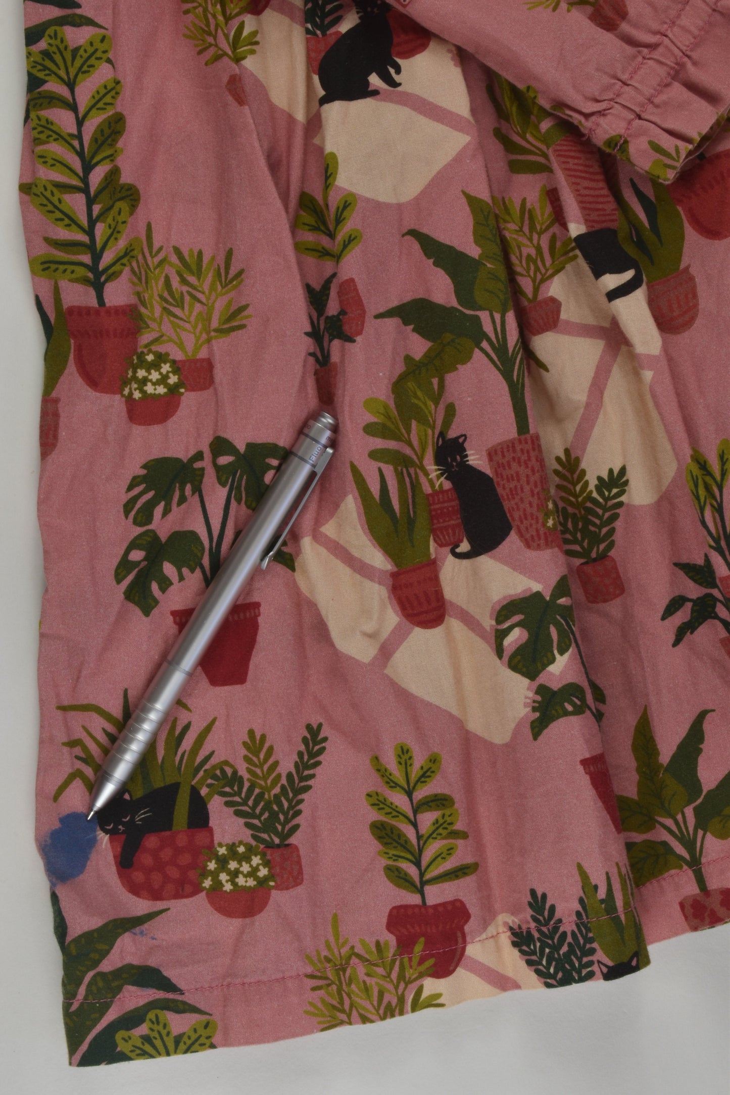 Little Princess Highway Size 6-7 Cat and Plants Dress