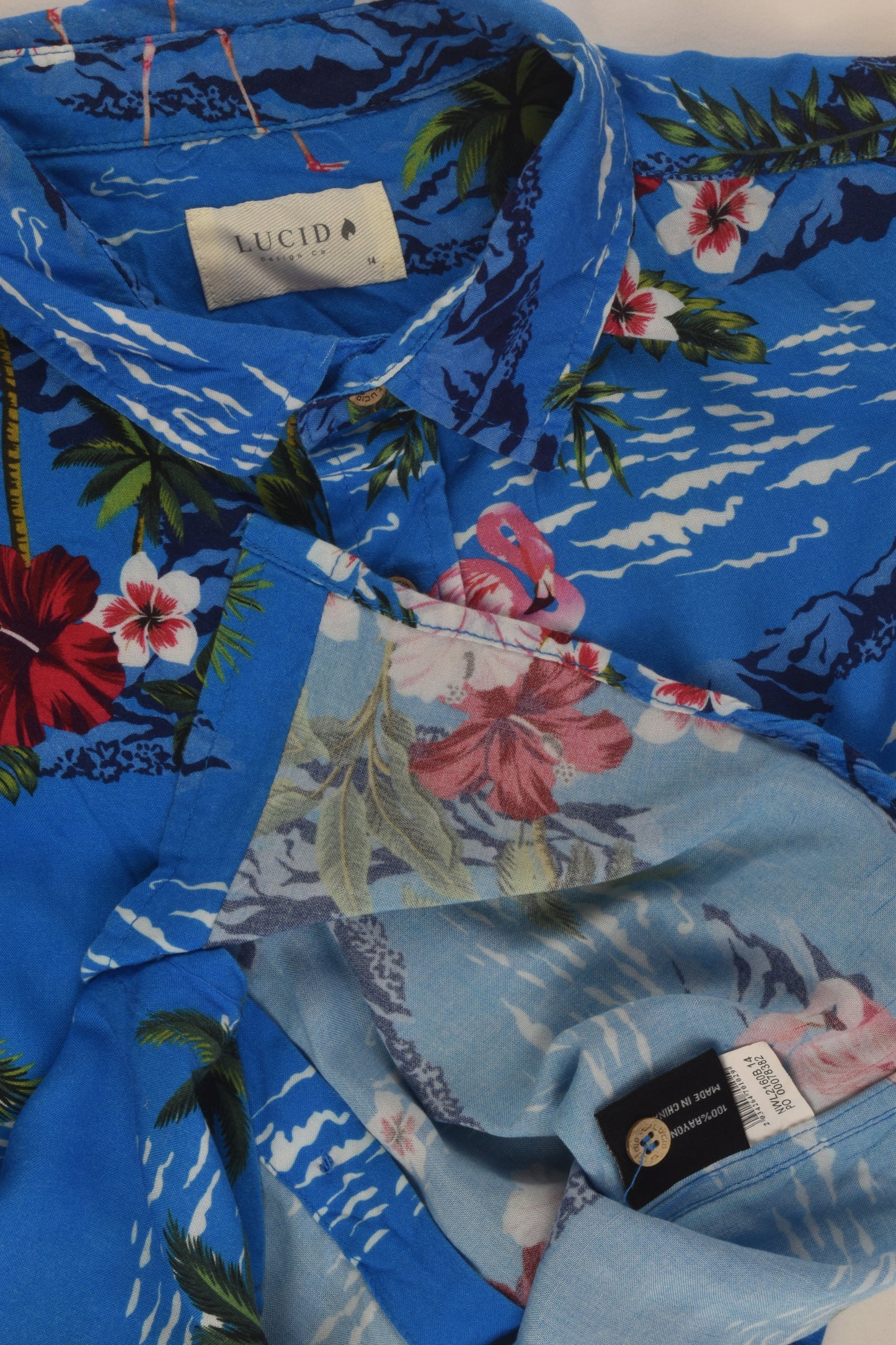 Lucid Size 14 Hawaii Shirt
