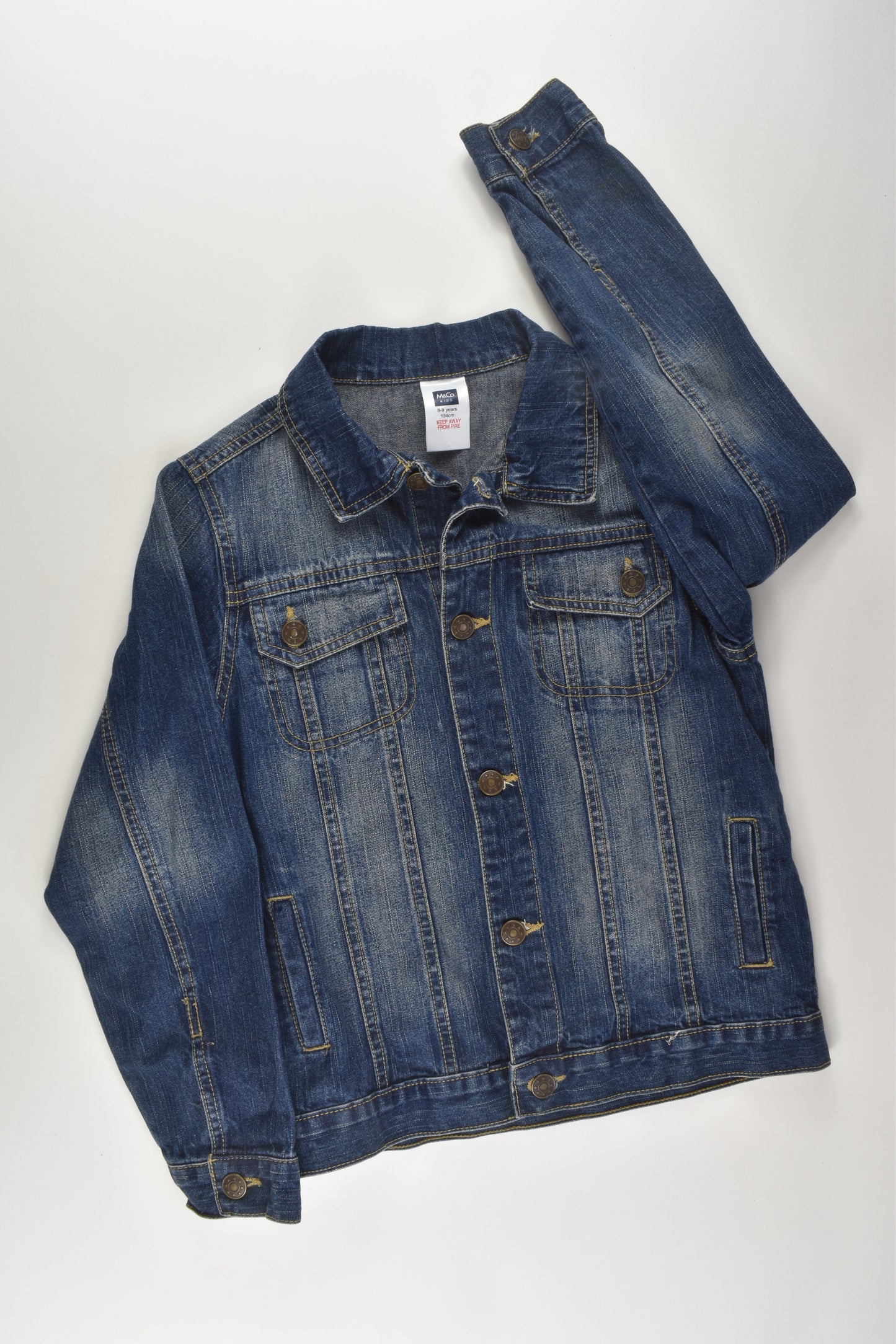 M&Co Size 8-9 Denim Jacket