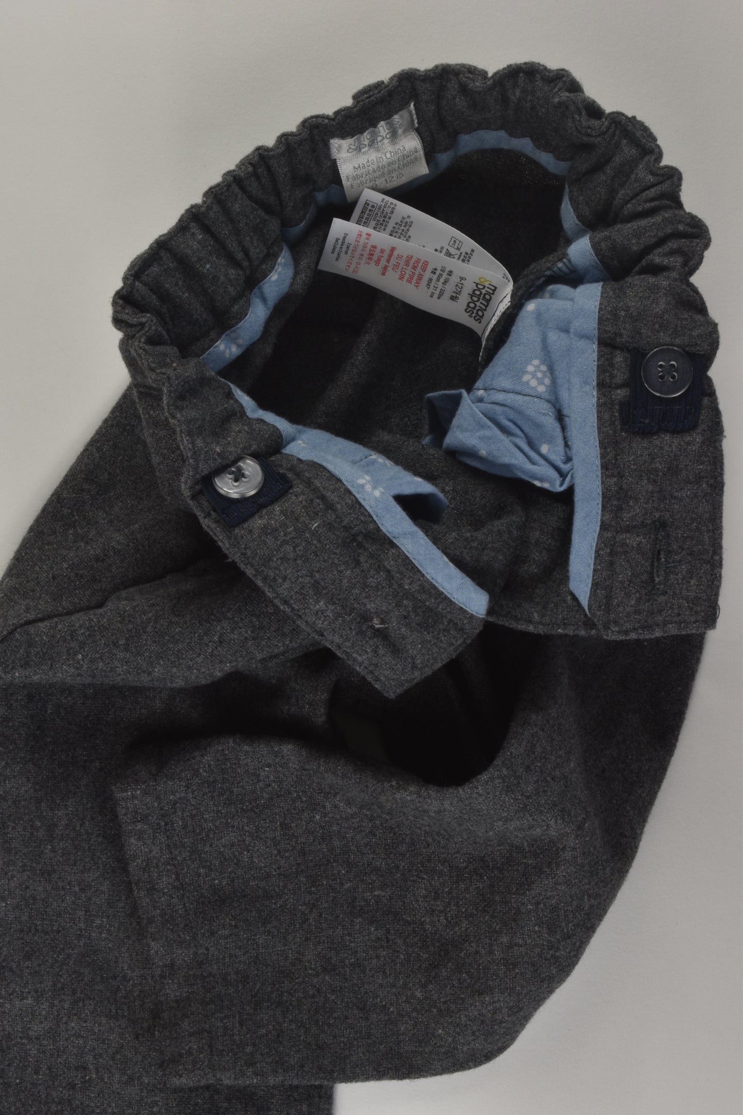 Mamas & Papas Size 0 Wool Blend Pants