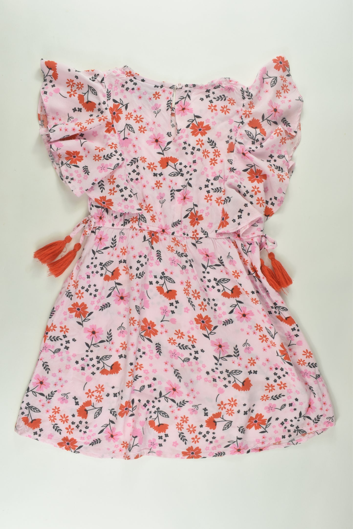 Mango Size 6 Floral Viscose Dress