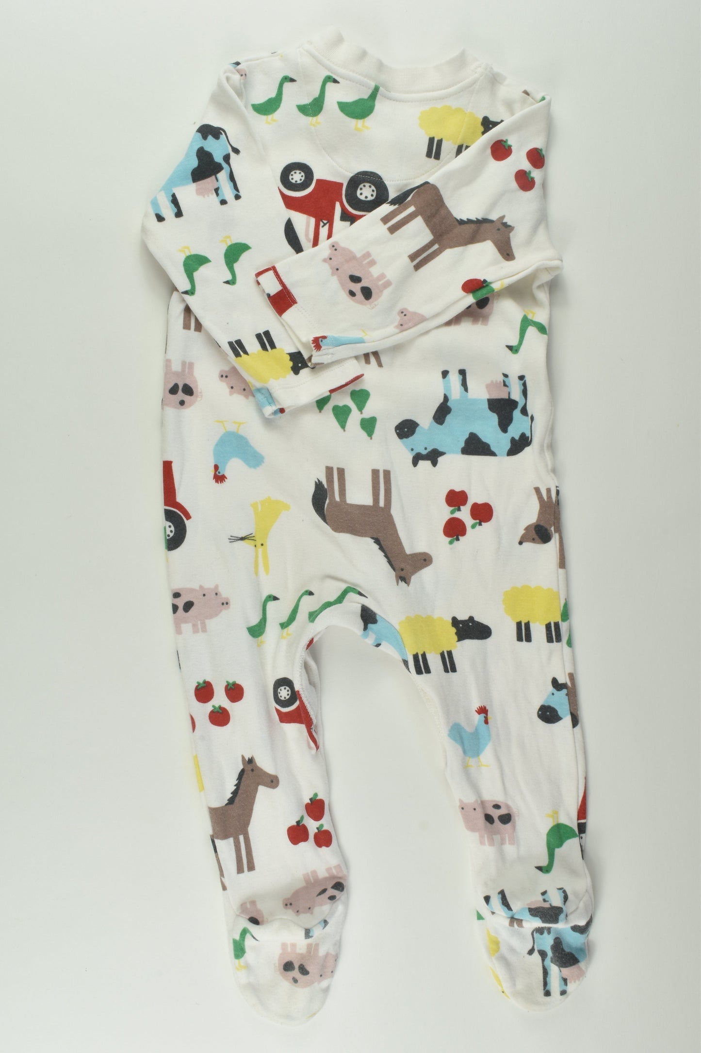 Marks & Spencer Size 0 Farm Animals Romper