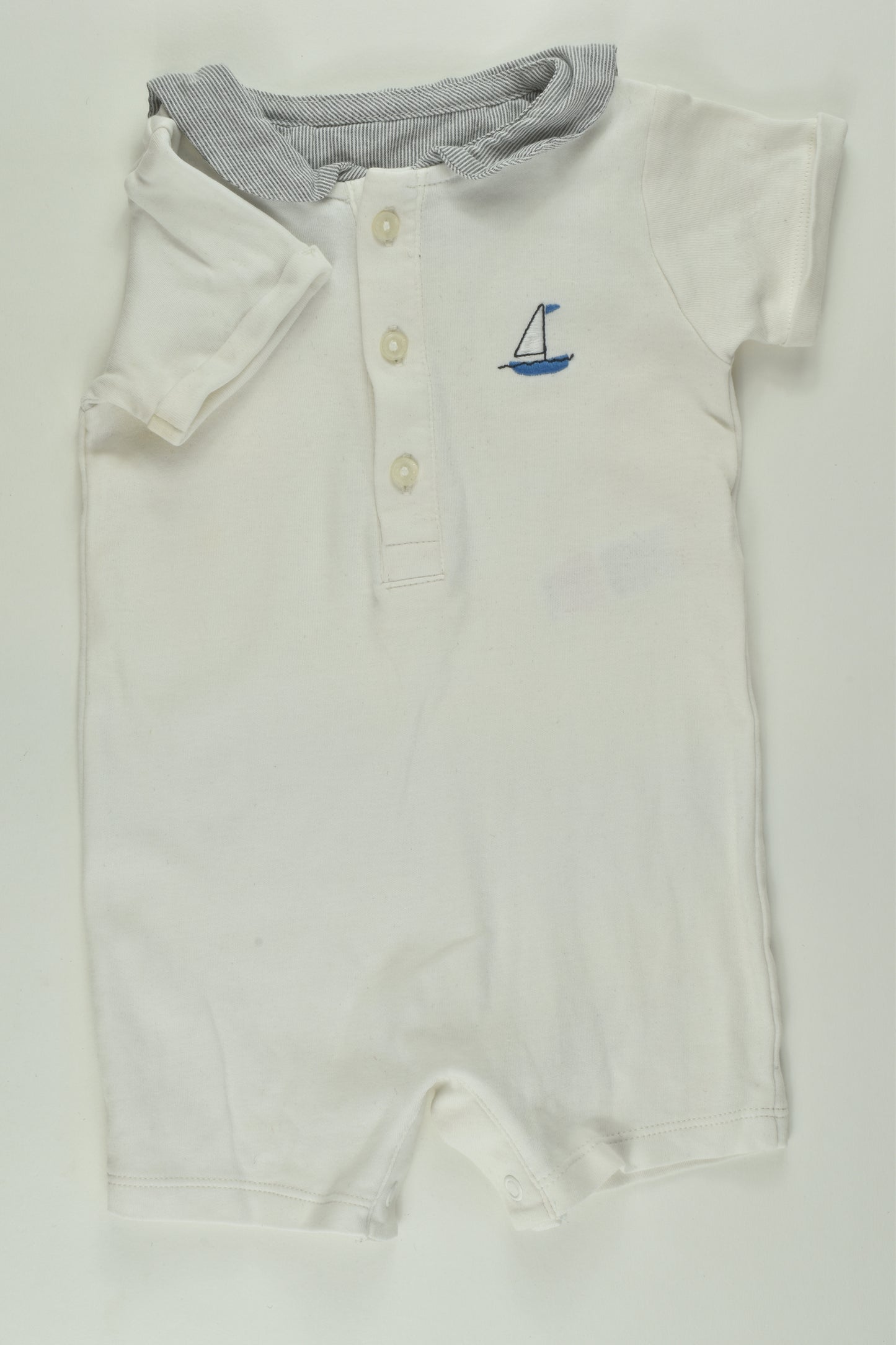 Marks & Spencer Size 00 Short Nautical Romper