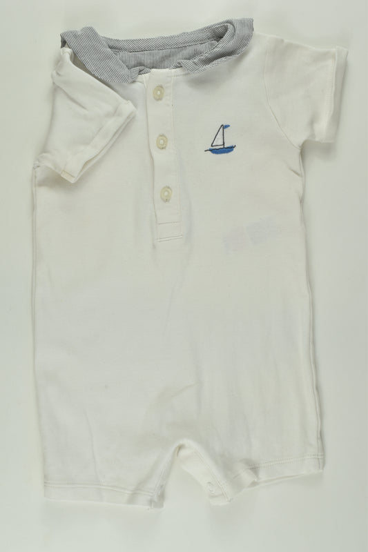Marks & Spencer Size 00 Short Nautical Romper