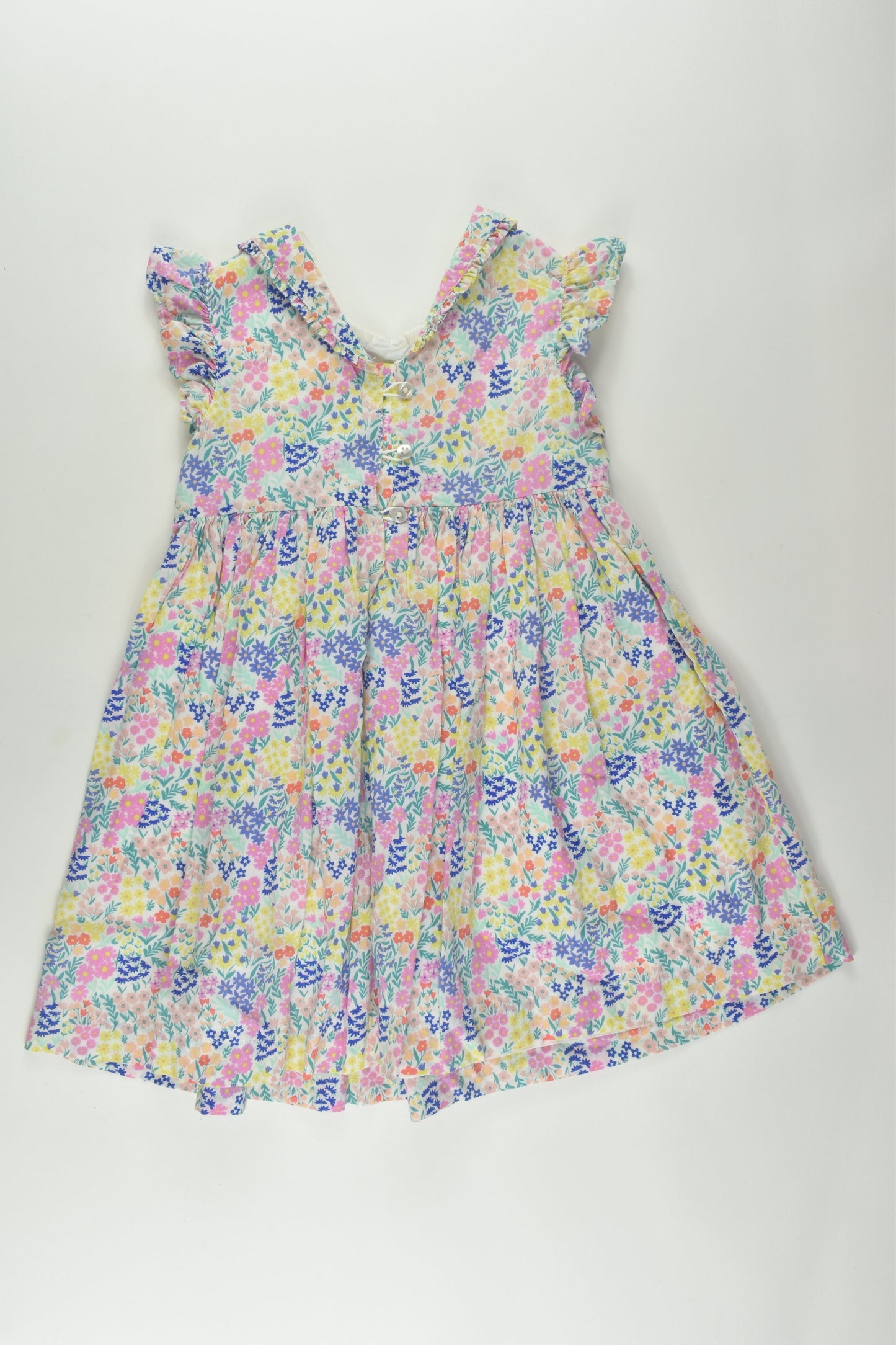 Marks & Spencer Size 3-4 Lined Floral Dress