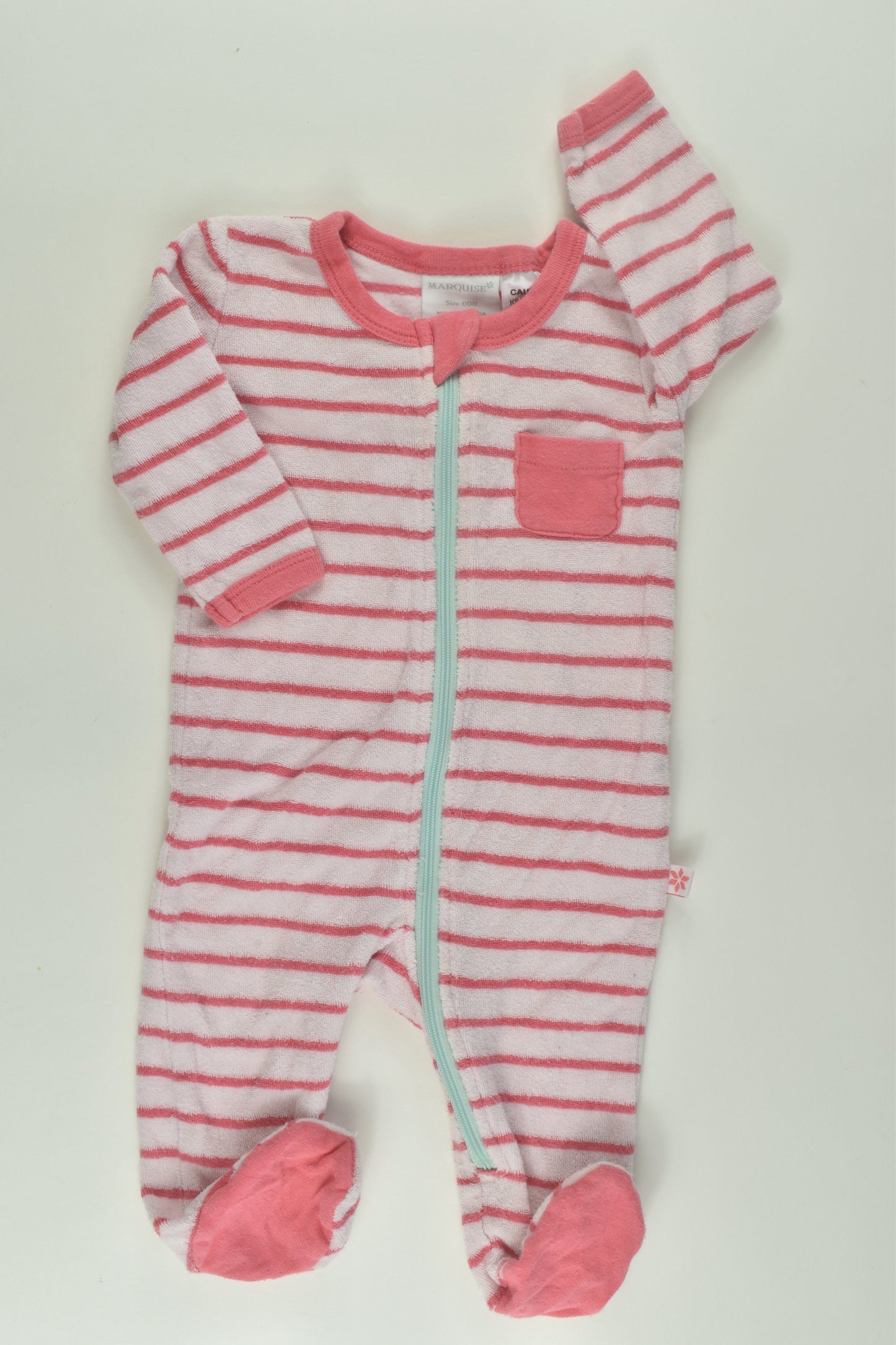Marquise SiFooted Terry Romper