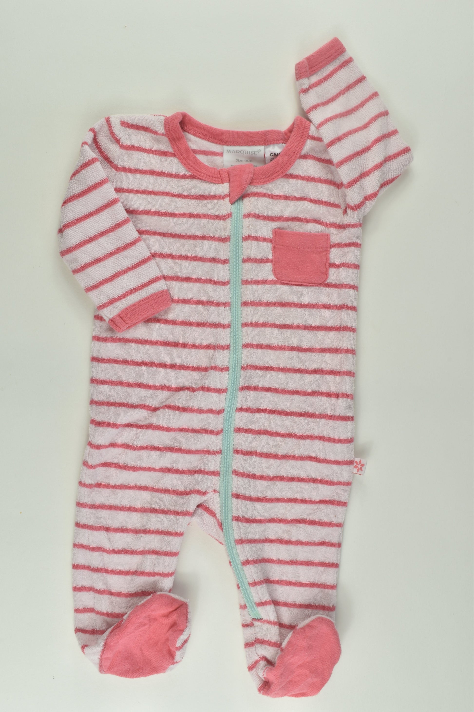 Marquise SiFooted Terry Romper