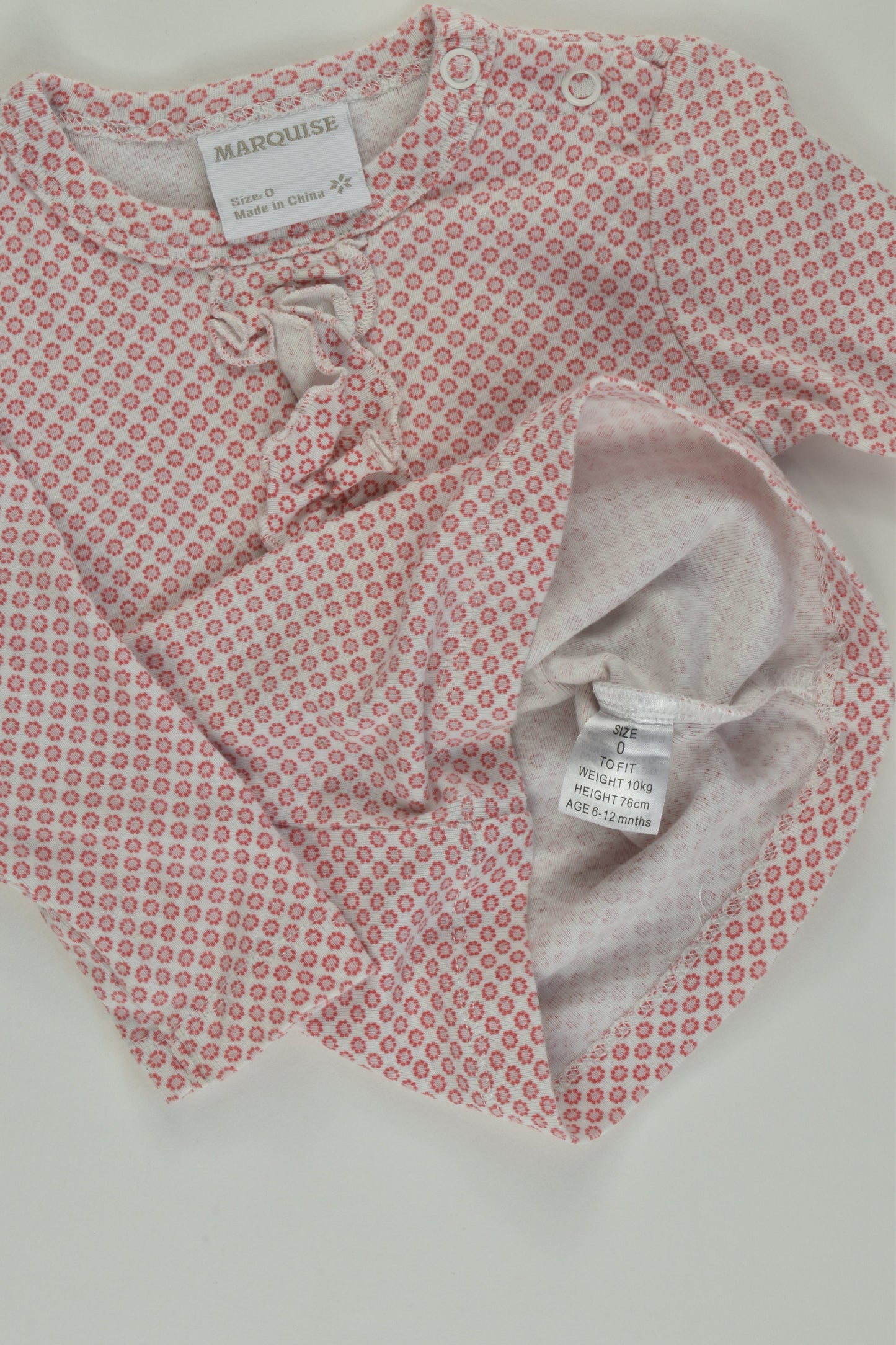 Marquise Size 0 Retro Flowers Top
