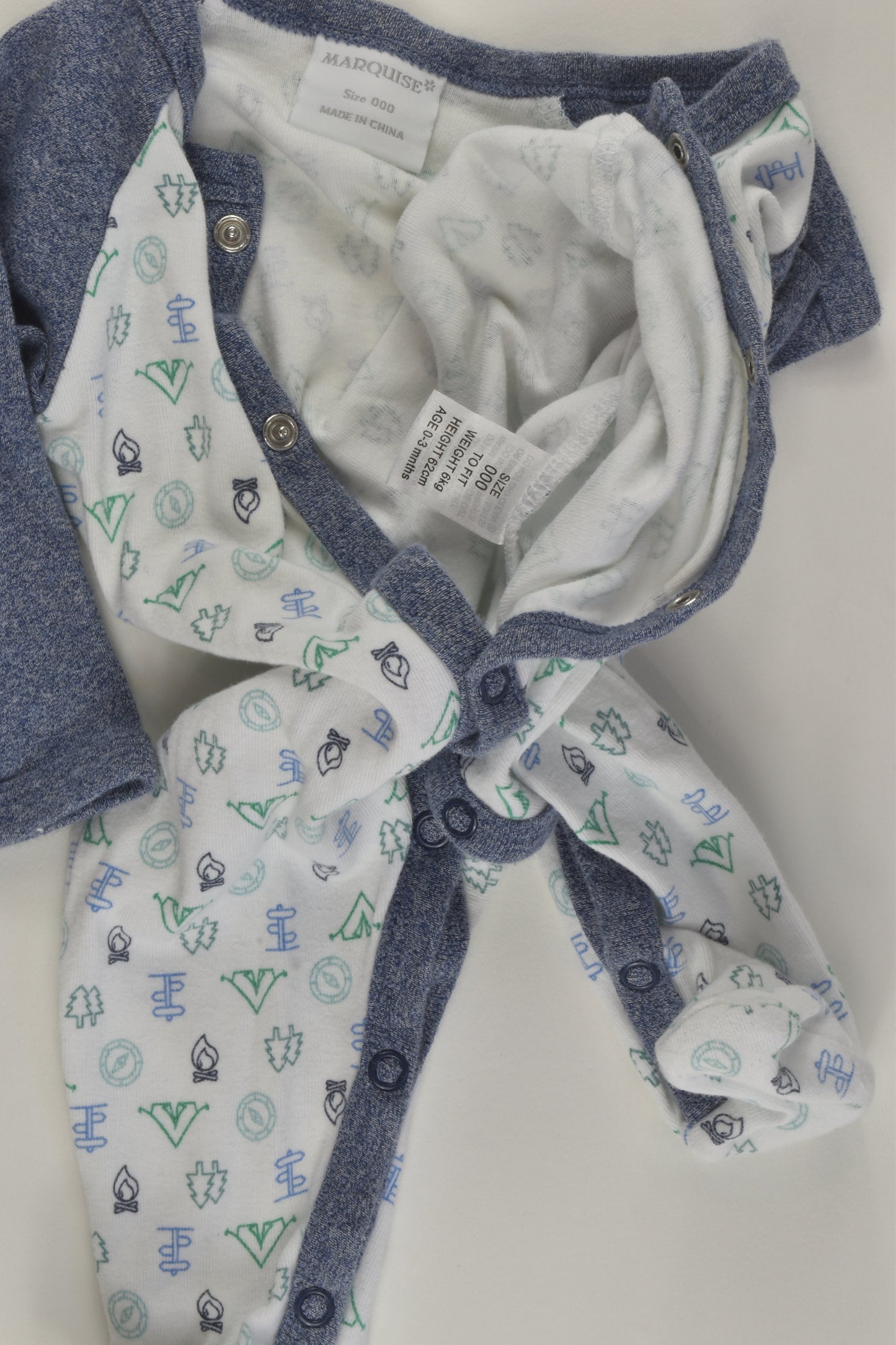 Marquise Size 000 Camping Romper