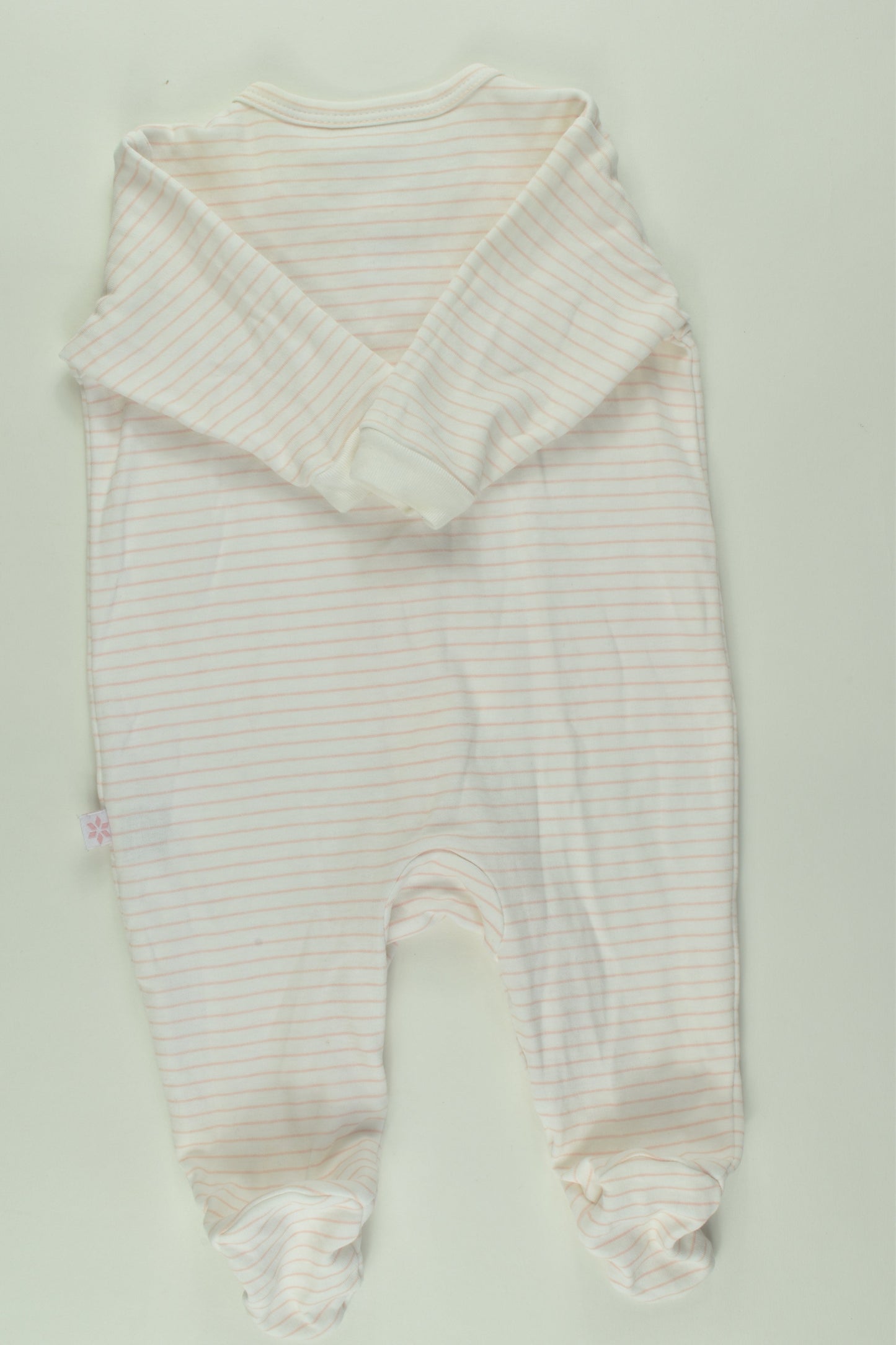 Marquise Size 000 Striped Footed Romper
