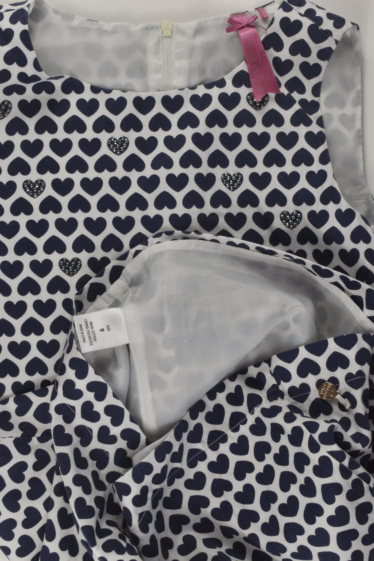 Material Girl Size 9 Lined Dress