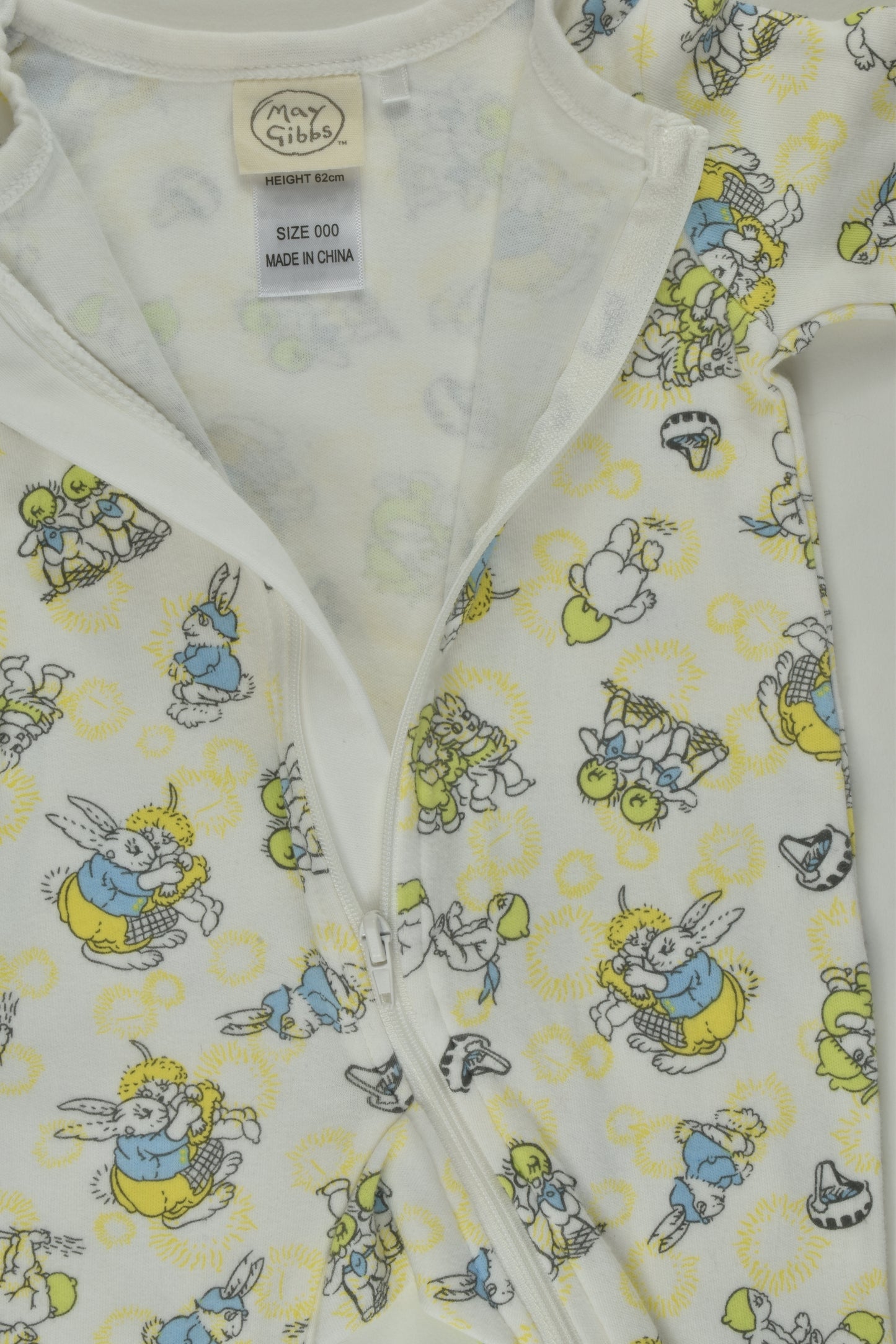 May Gibbs Size 000 Gumnut Babies Romper