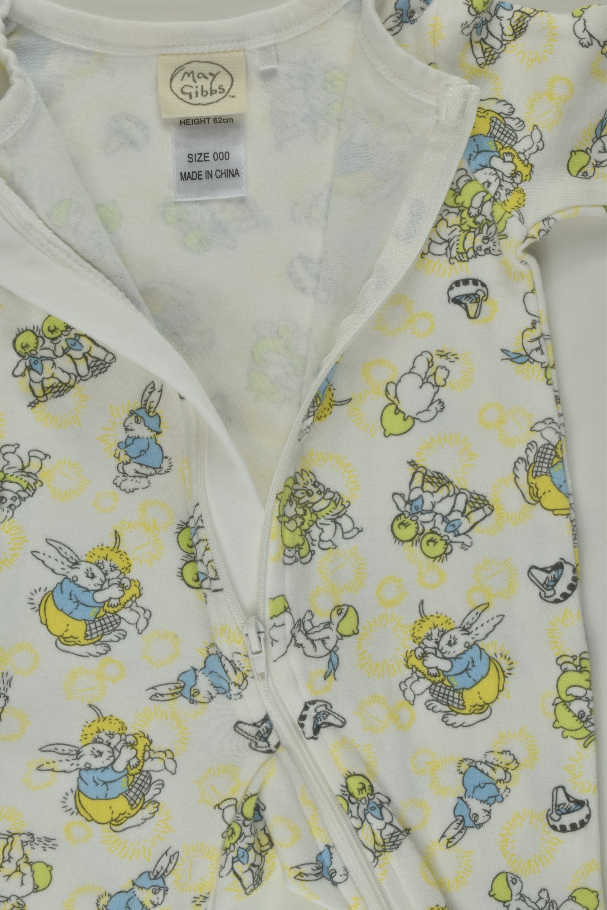 May Gibbs Size 000 Gumnut Babies Romper