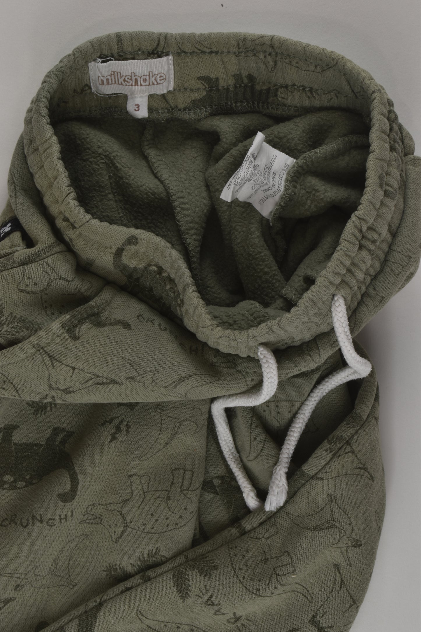 Milkshake Size 3 Dinosaur Track Pants