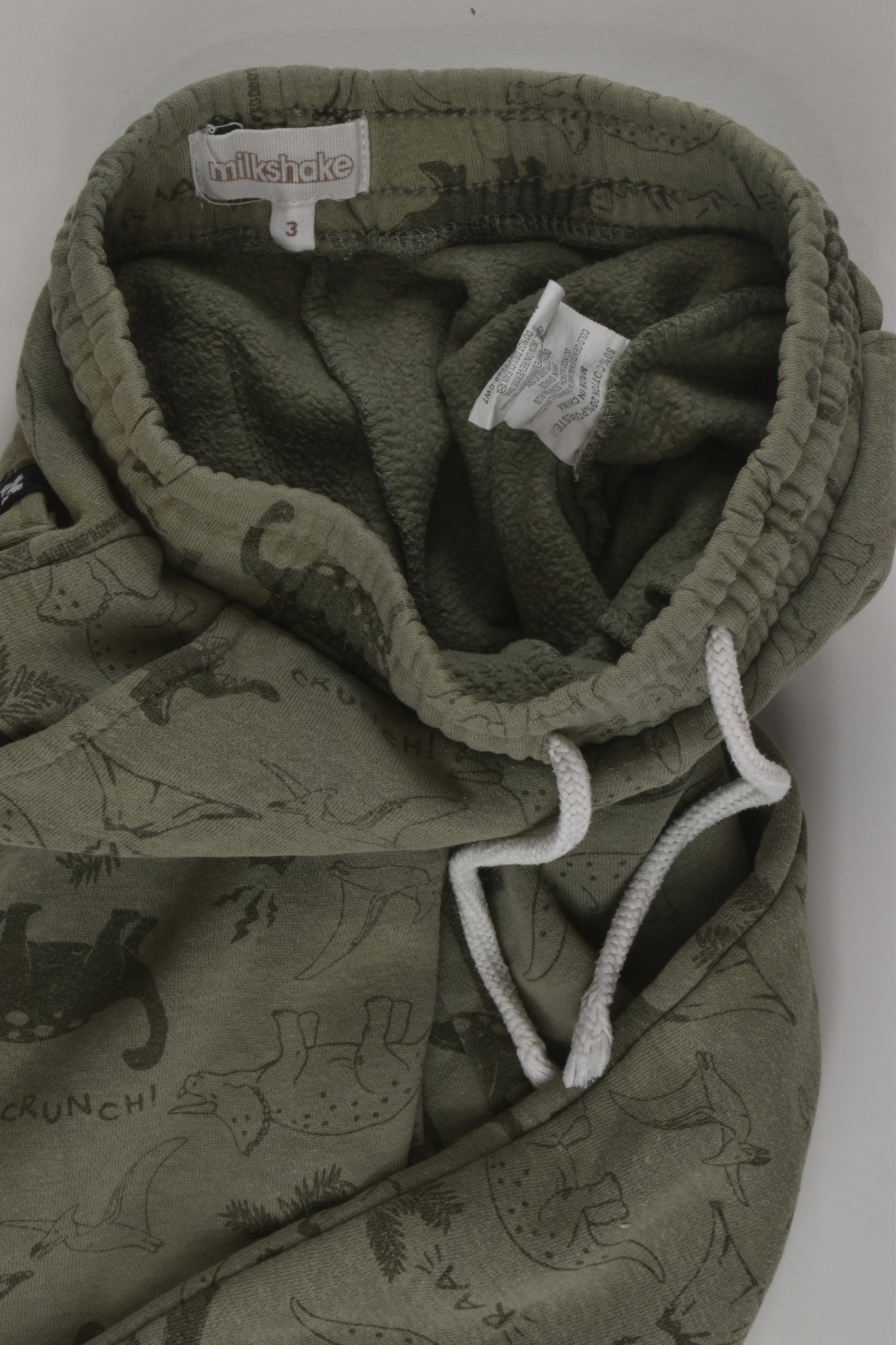 Milkshake Size 3 Dinosaur Track Pants