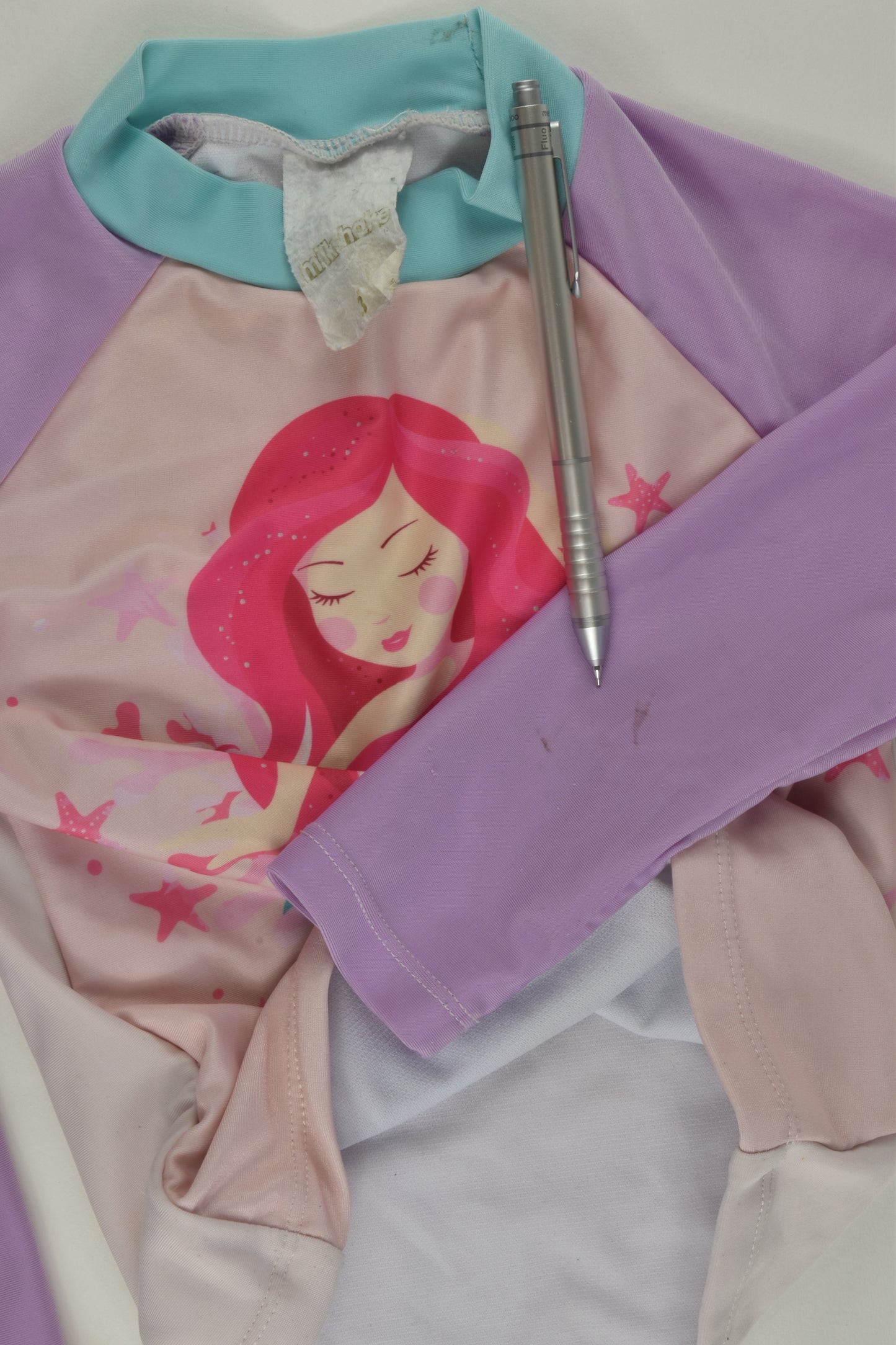 Milkshake Size 3 Mermaid Rashie Top